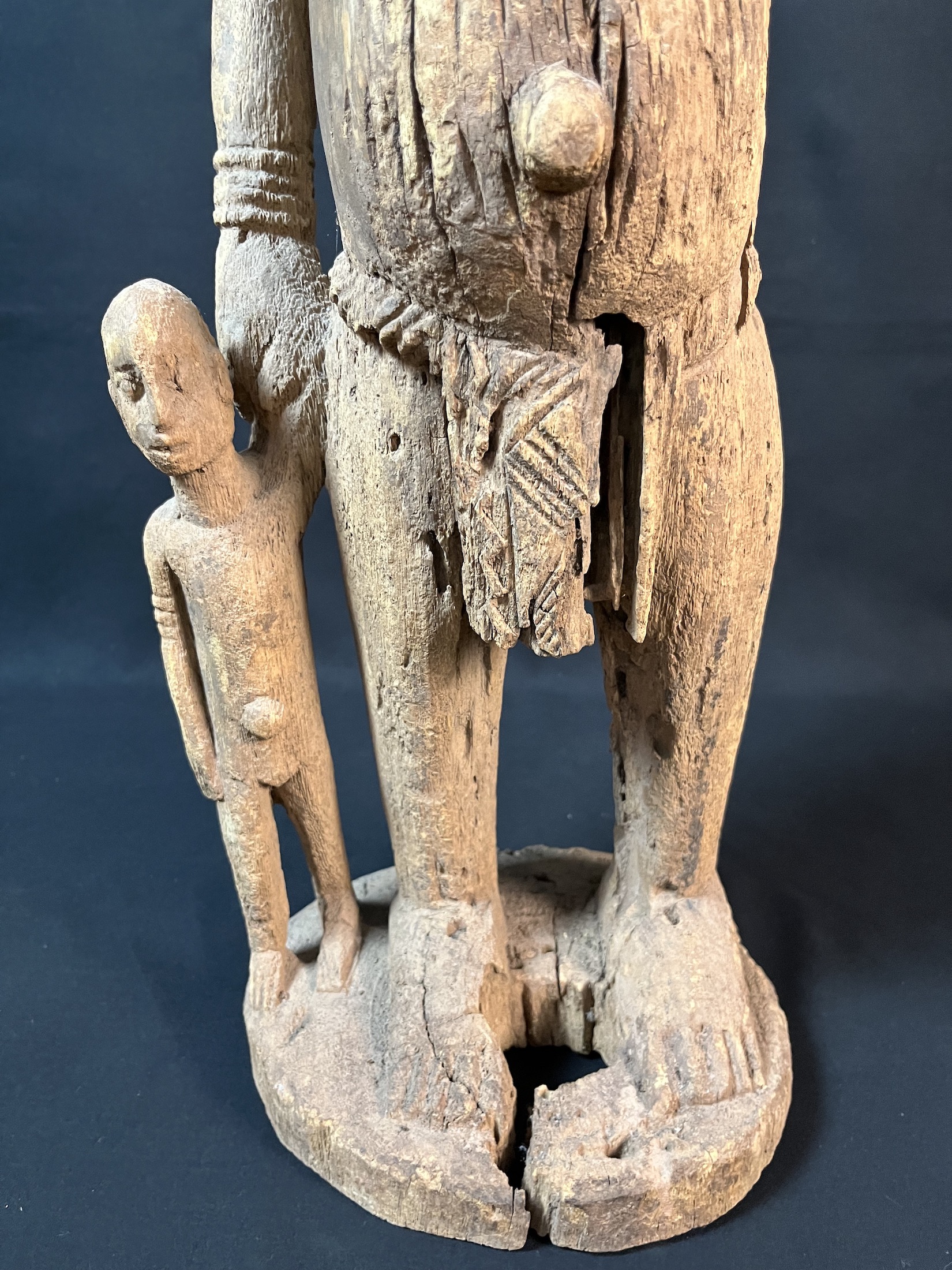 Photo 9 — Statue Bambara mère enfant — Bambara, Mali — Art tribal Africain