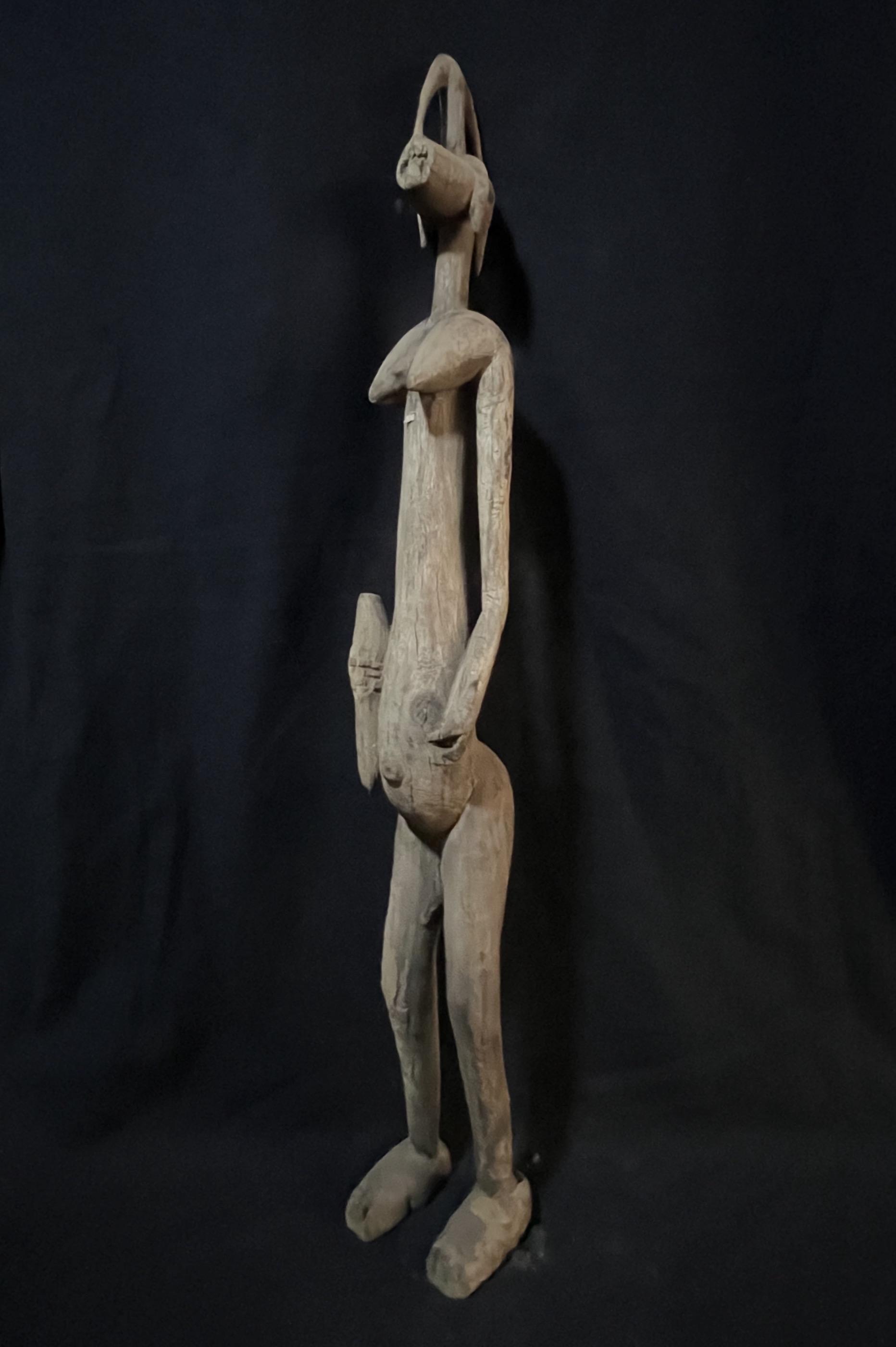 Statue masculine rituelle  — Bambara, Mali — Art tribal Africain