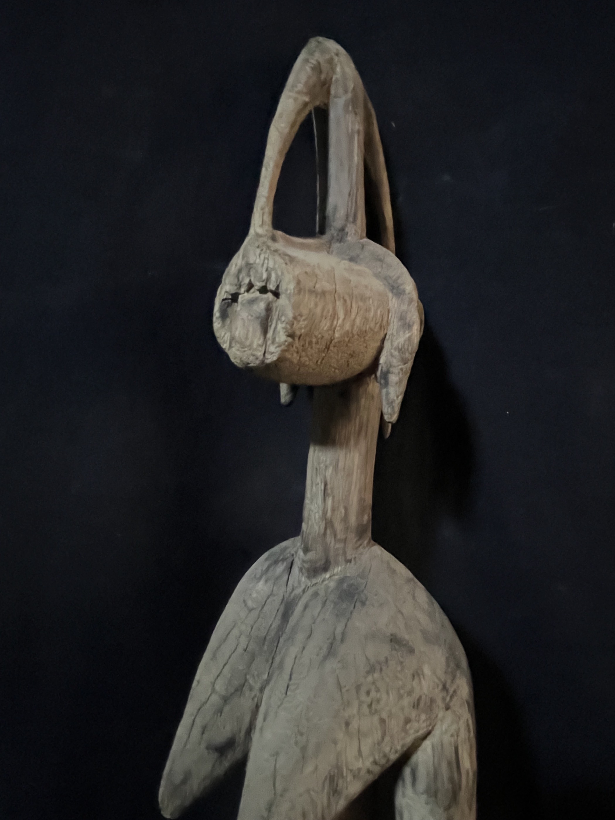 Photo 2 — Statue masculine rituelle  — Bambara, Mali — Art tribal Africain