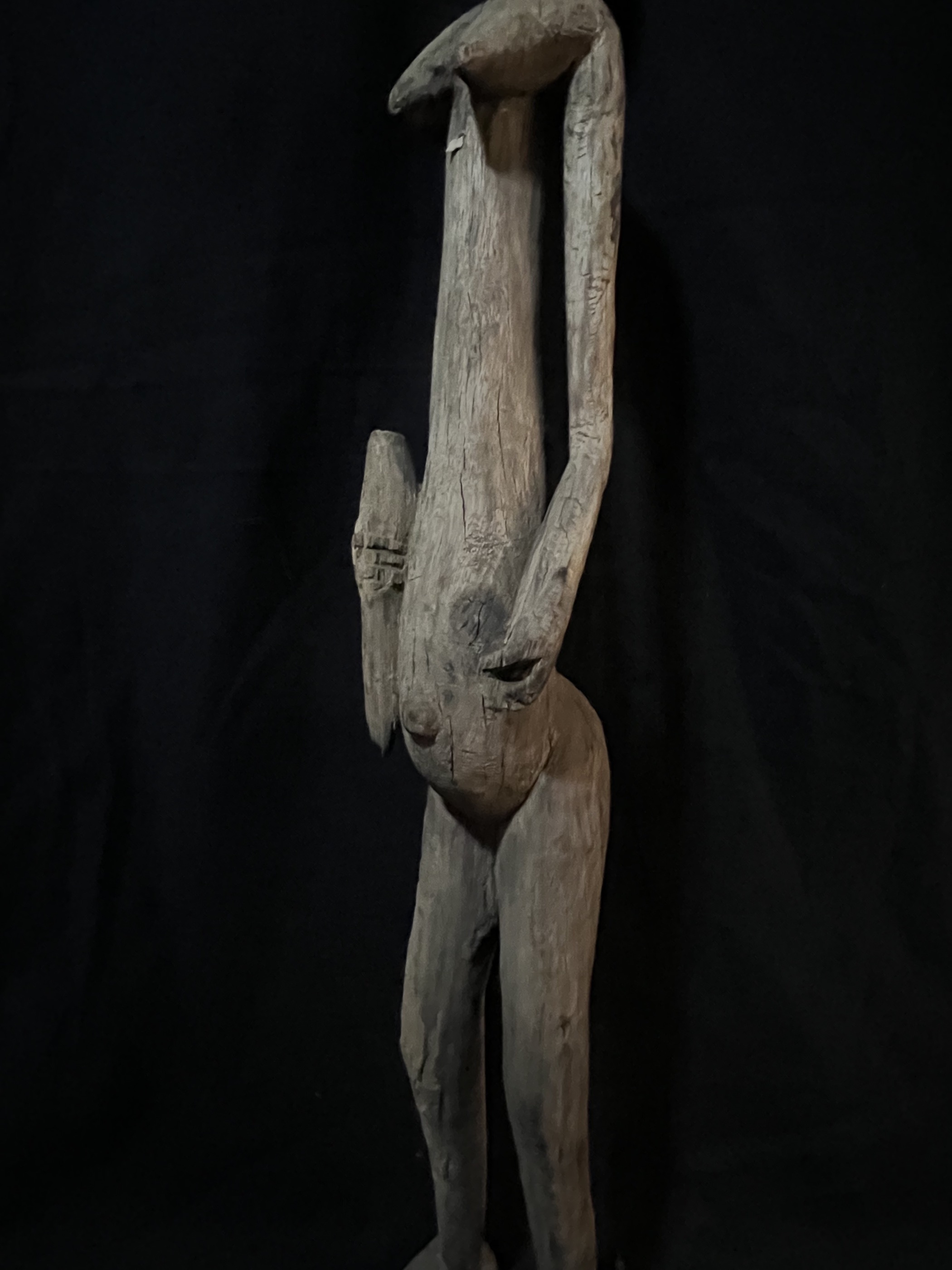 Photo 3 — Statue masculine rituelle  — Bambara, Mali — Art tribal Africain