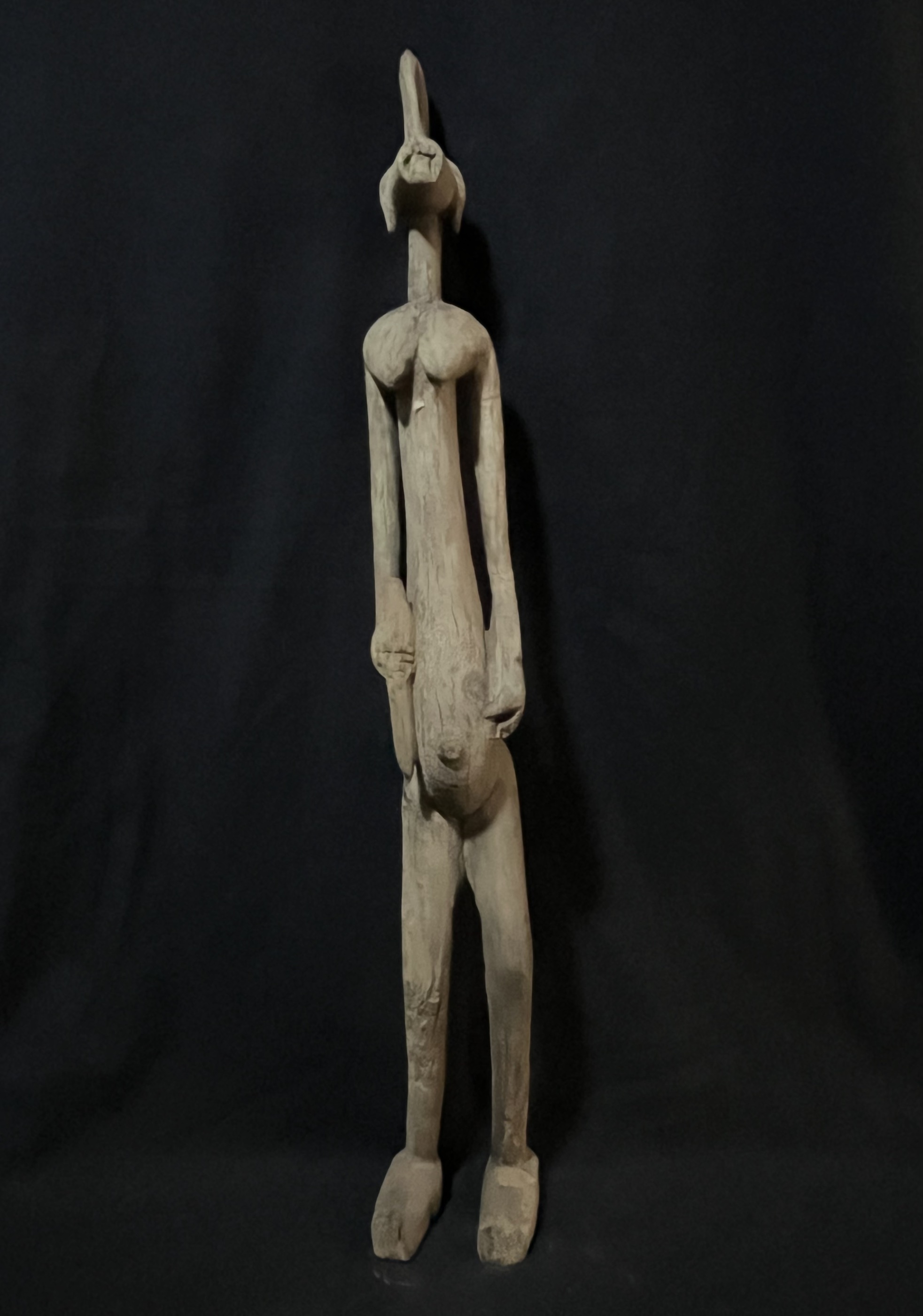 Photo 6 — Statue masculine rituelle  — Bambara, Mali — Art tribal Africain