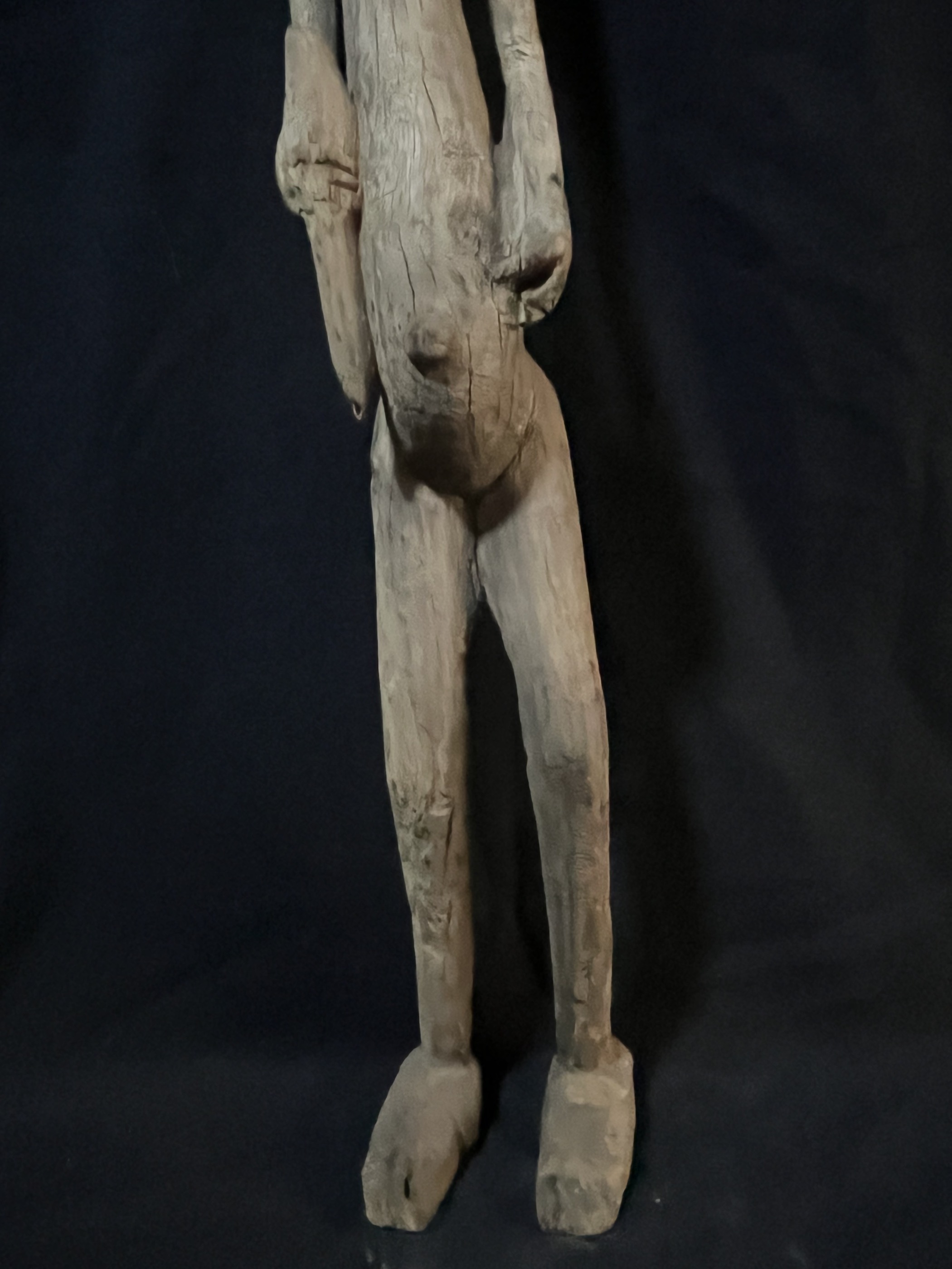 Photo 7 — Statue masculine rituelle  — Bambara, Mali — Art tribal Africain