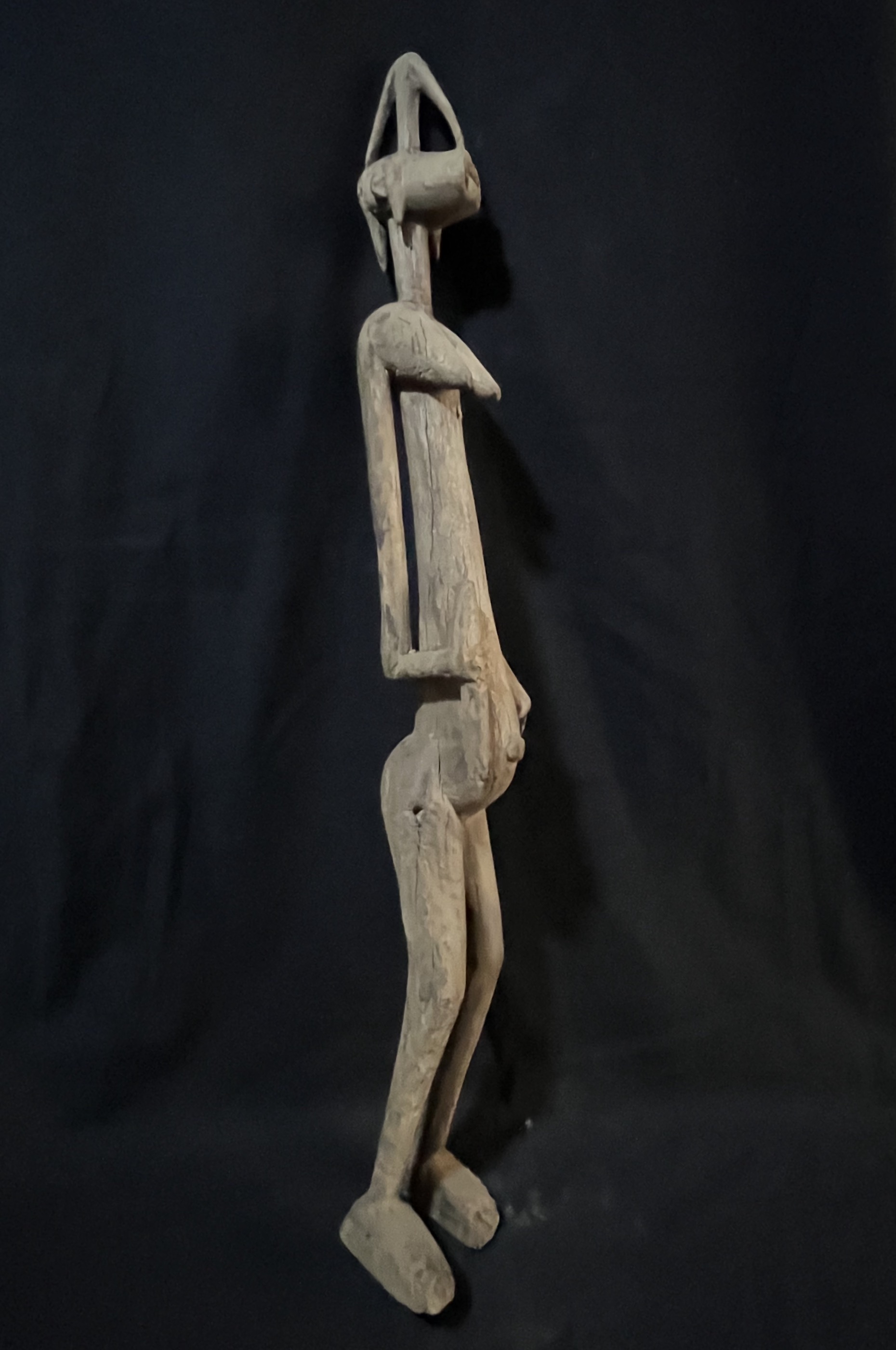 Photo 8 — Statue masculine rituelle  — Bambara, Mali — Art tribal Africain