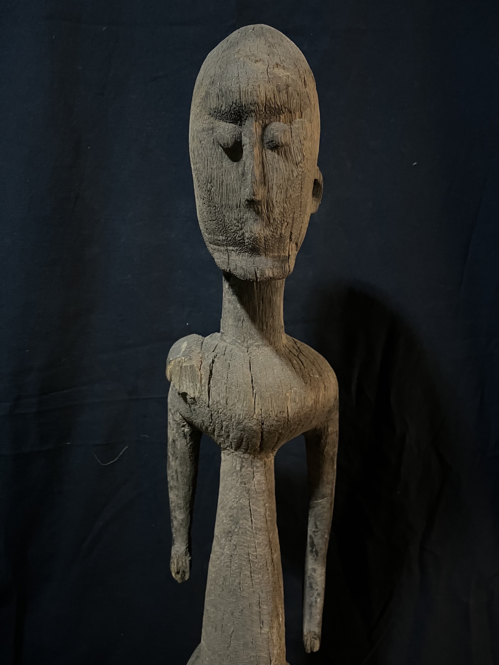 Photo 4 — Statue masculine
 — Bambara, Mali — Art tribal Africain