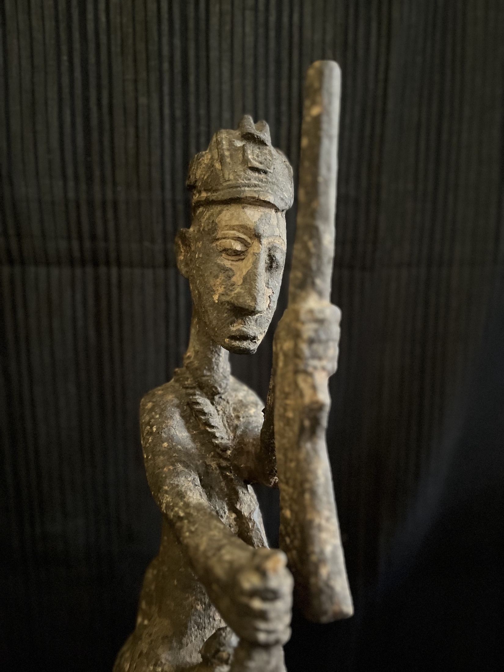 Photo 4 — Statue de cavalier – Cavalier chasseur Bamana / Bambara) — Bamana, Mali — Art tribal Africain