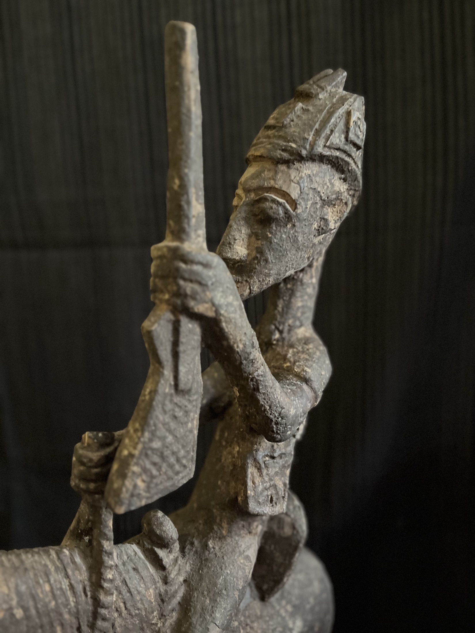 Photo 6 — Statue de cavalier – Cavalier chasseur Bamana / Bambara) — Bamana, Mali — Art tribal Africain