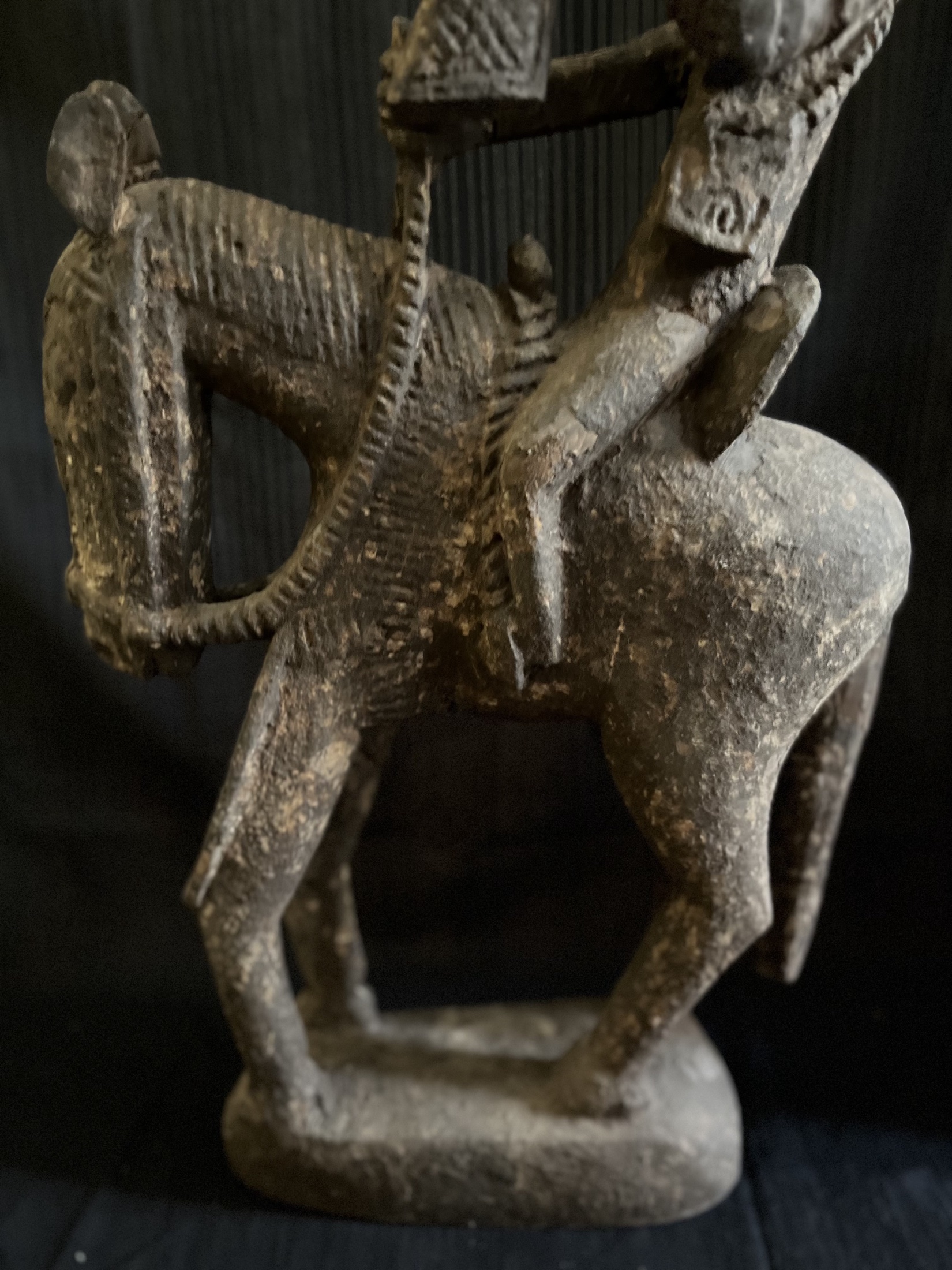 Photo 7 — Statue de cavalier – Cavalier chasseur Bamana / Bambara) — Bamana, Mali — Art tribal Africain