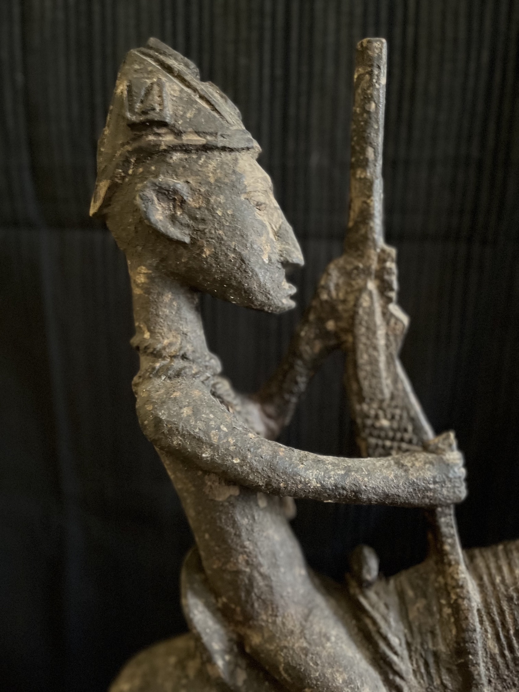 Photo 10 — Statue de cavalier – Cavalier chasseur Bamana / Bambara) — Bamana, Mali — Art tribal Africain