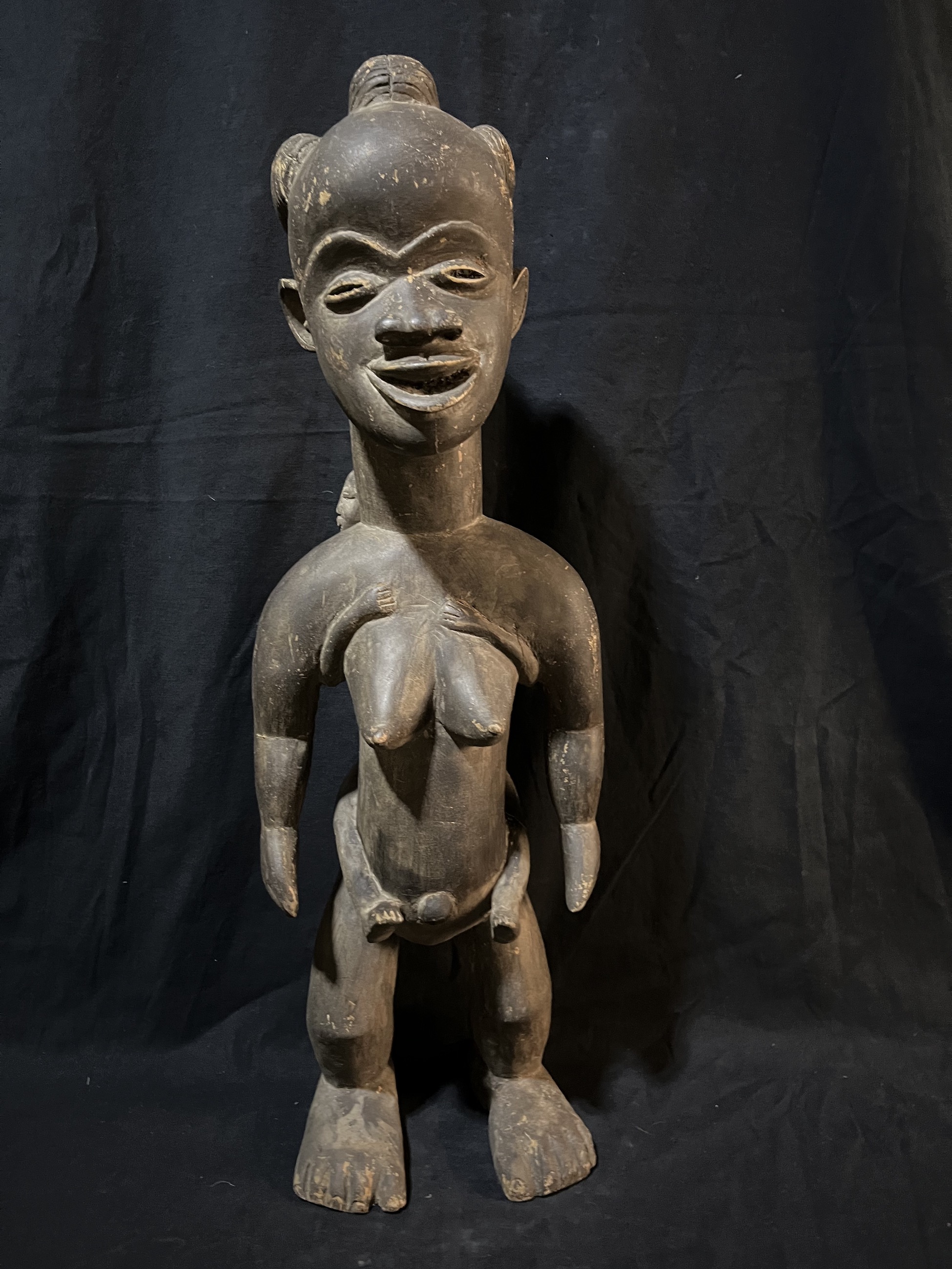 Statue de maternité — Baoulé, Côte d’Ivoire — Art tribal Africain