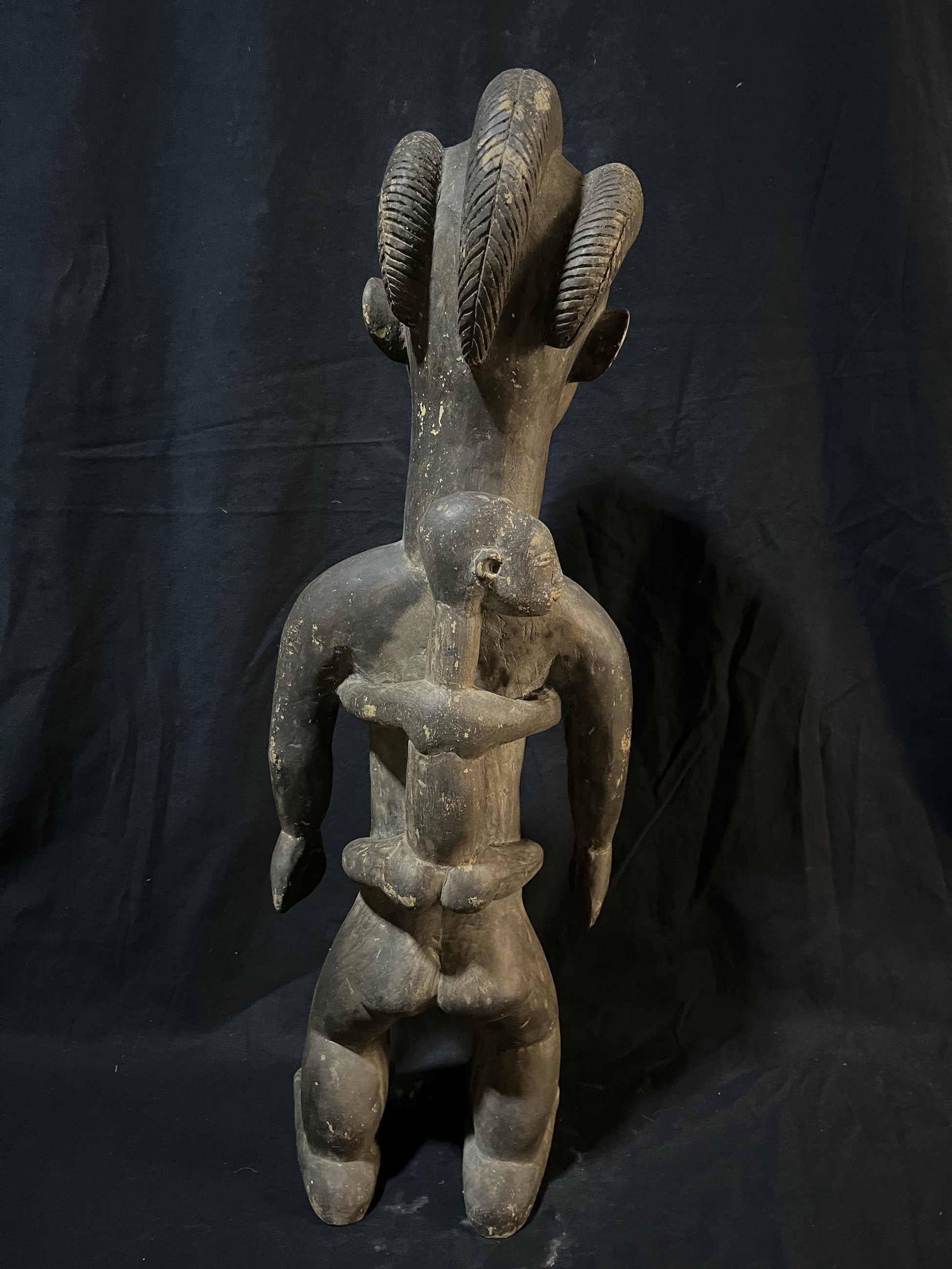 Photo 5 — Statue de maternité — Baoulé, Côte d’Ivoire — Art tribal Africain