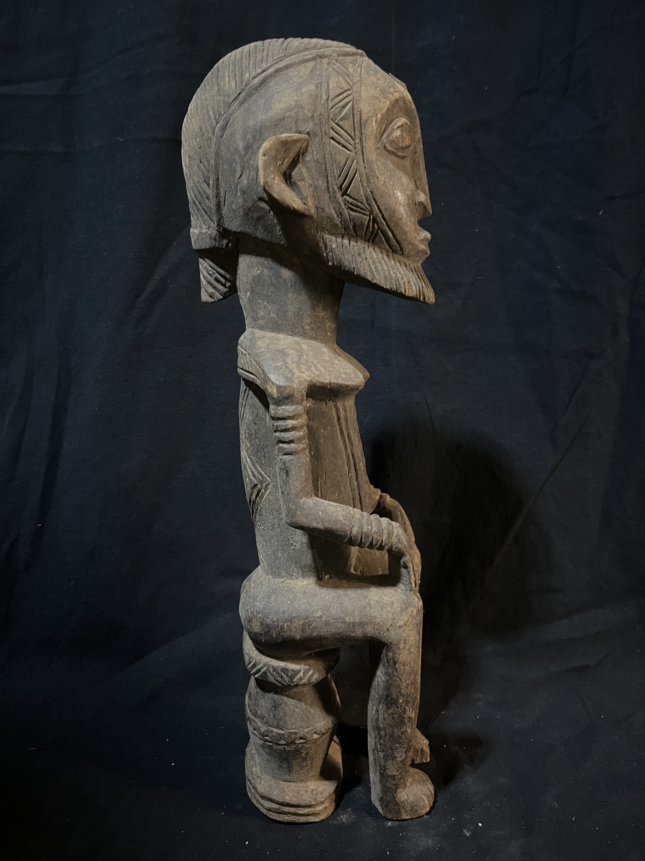 Photo 2 — Statue d’Ancêtre Bambara — Bambara, Mali — Art tribal Africain