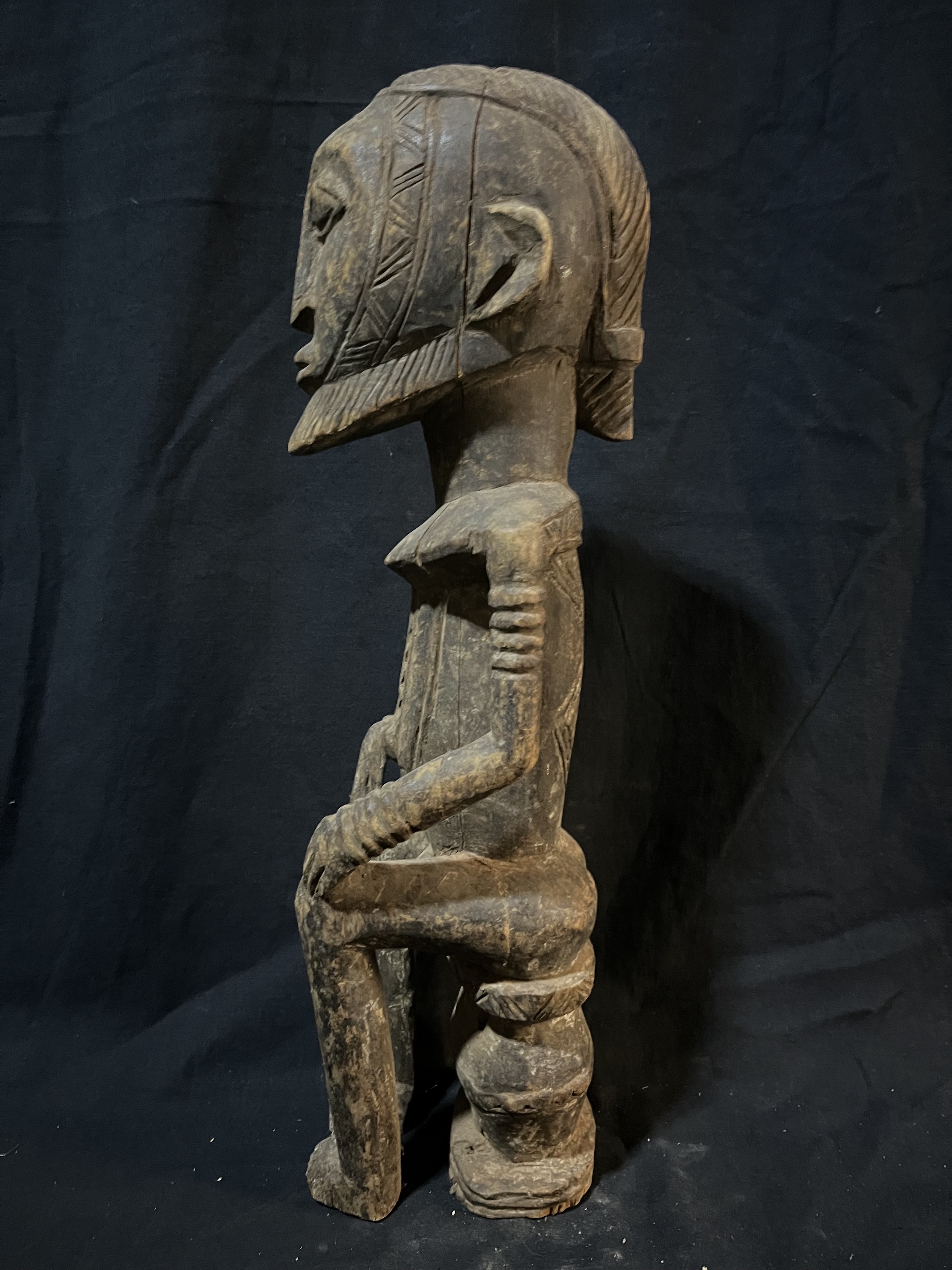 Photo 3 — Statue d’Ancêtre Bambara — Bambara, Mali — Art tribal Africain