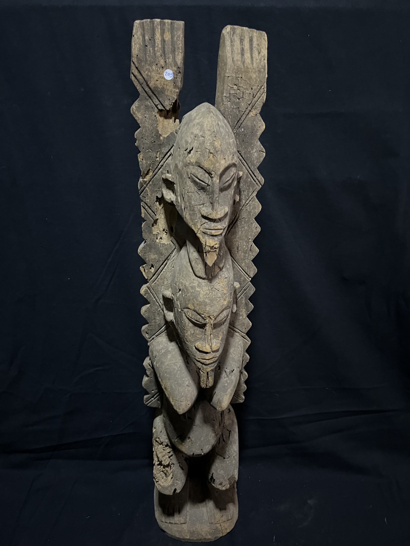 Statuette Dogon rituelle – Invocation des esprits et de la pluie — Dogon, Mali — Art tribal Africain