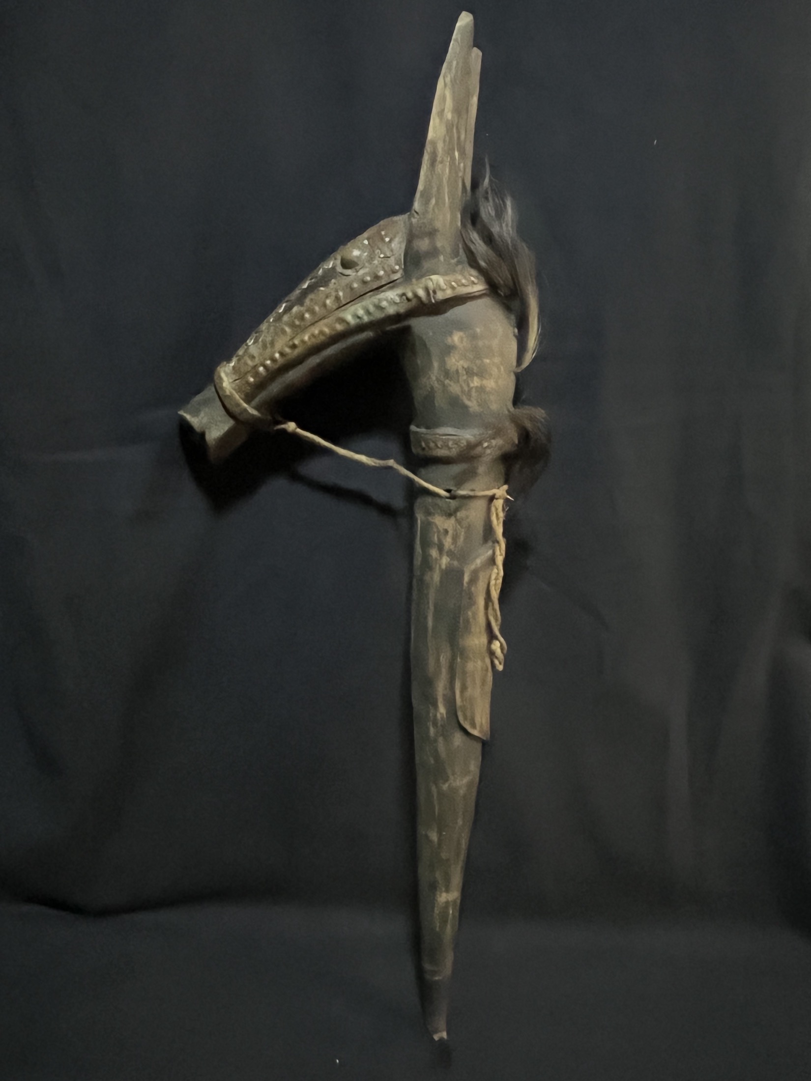 Photo 4 — Canne à tête de cheval « Koré Duga » — Bambara, Mali — Art tribal Africain