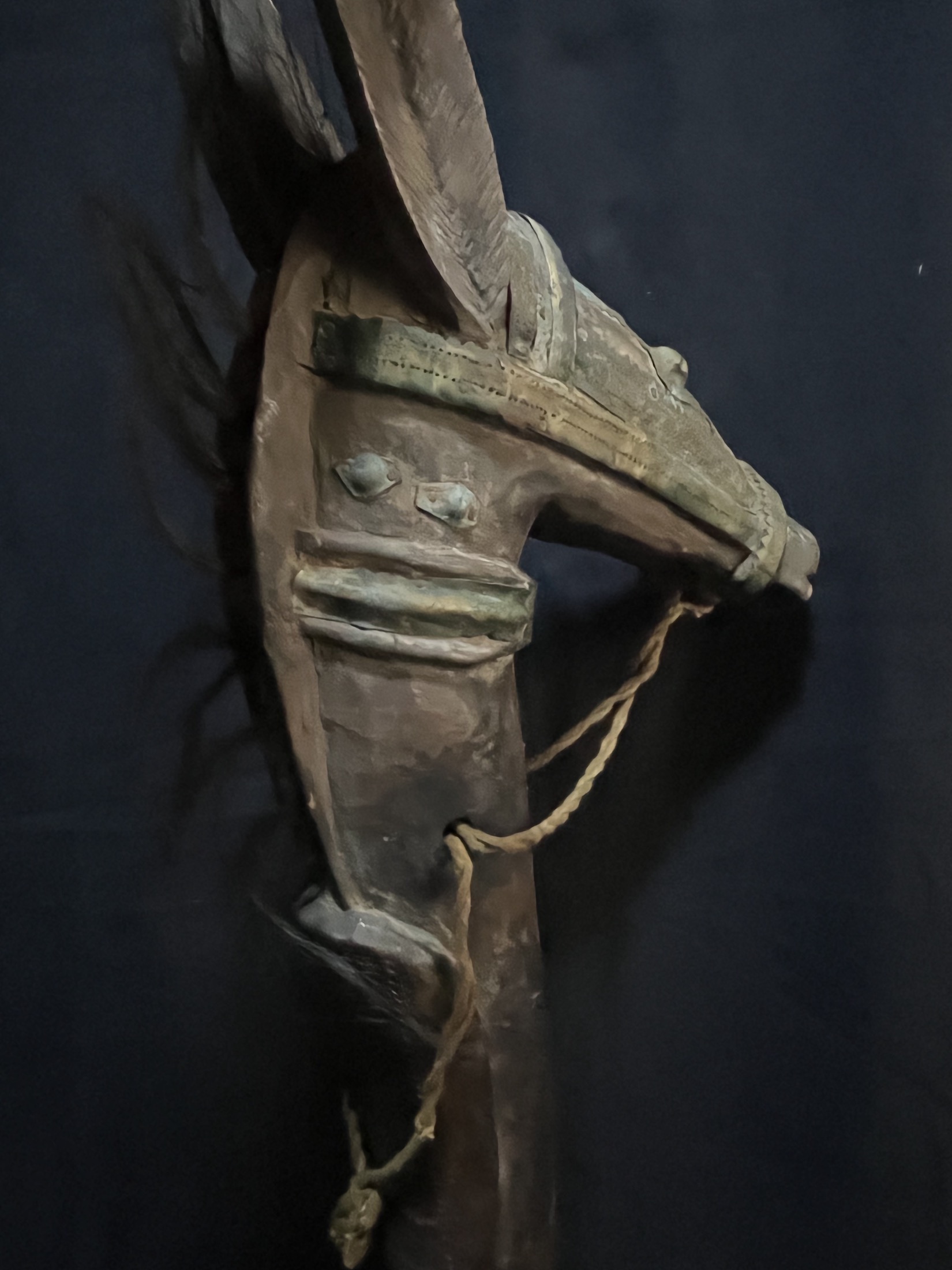 Photo 2 — Canne zoomorphe Kore Duga Bamana — Bambara, Mali — Art tribal Africain