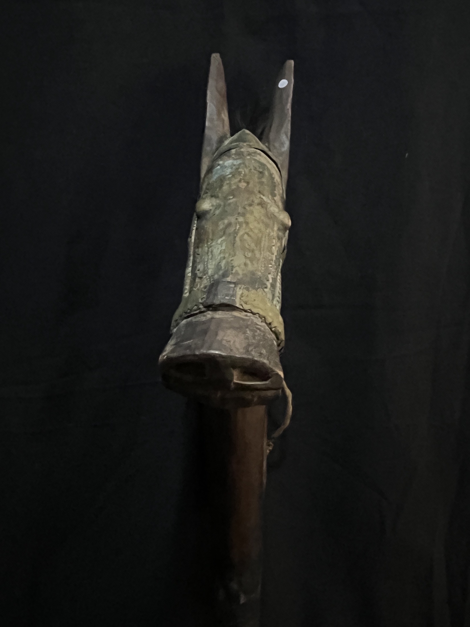 Photo 4 — Canne zoomorphe Kore Duga Bamana — Bambara, Mali — Art tribal Africain