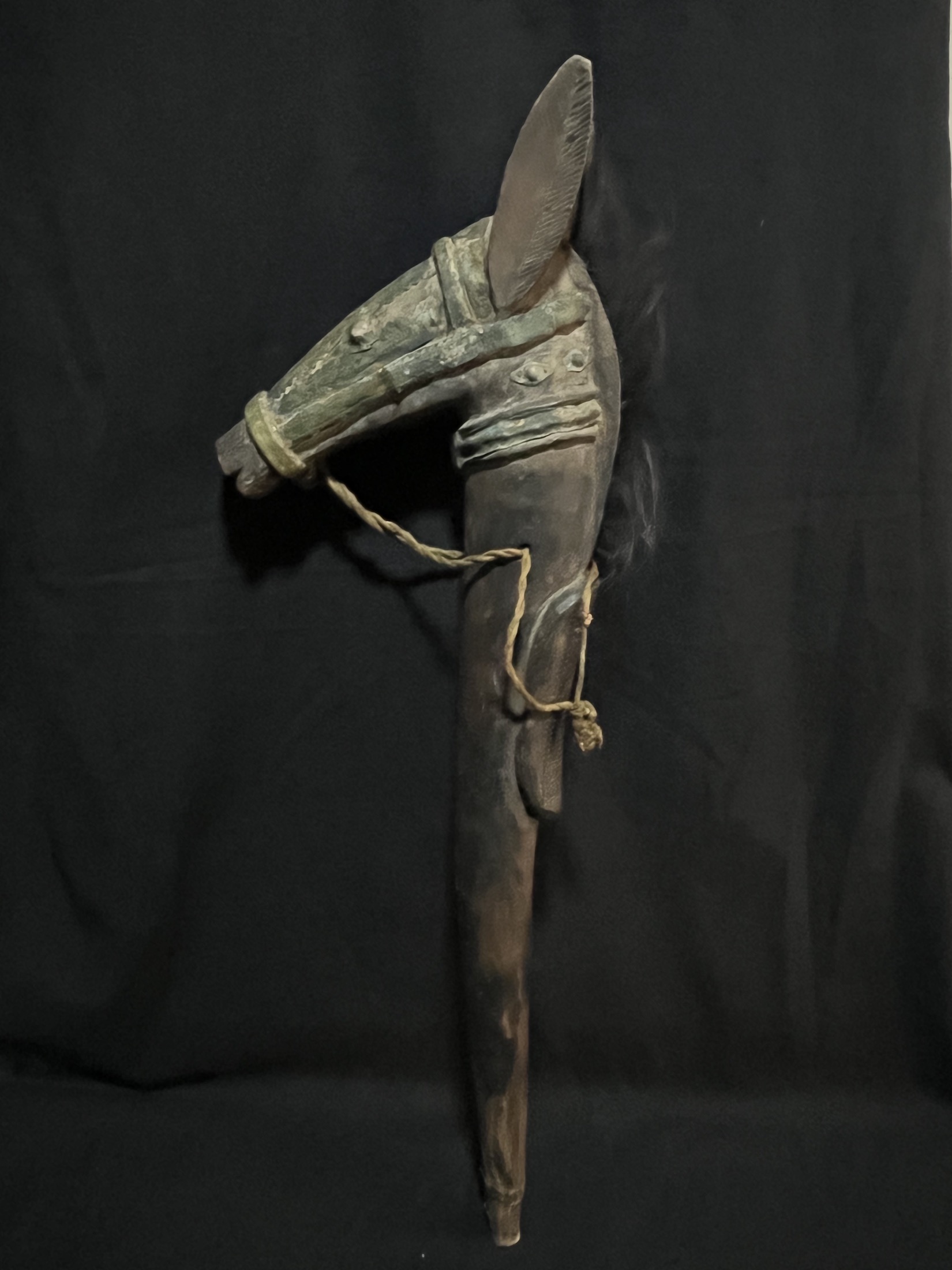 Photo 6 — Canne zoomorphe Kore Duga Bamana — Bambara, Mali — Art tribal Africain