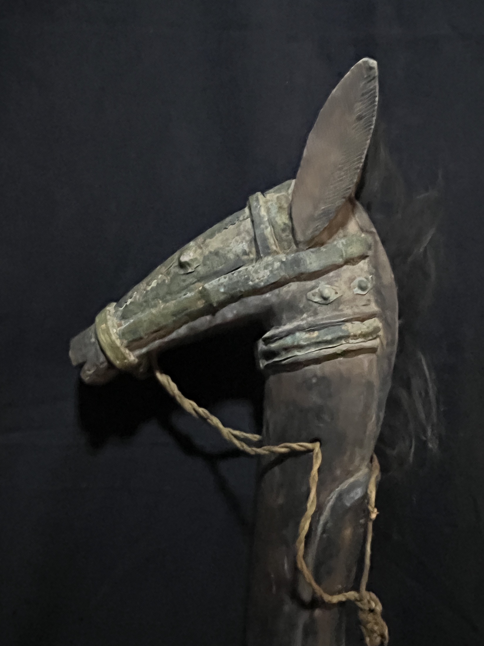 Photo 7 — Canne zoomorphe Kore Duga Bamana — Bambara, Mali — Art tribal Africain