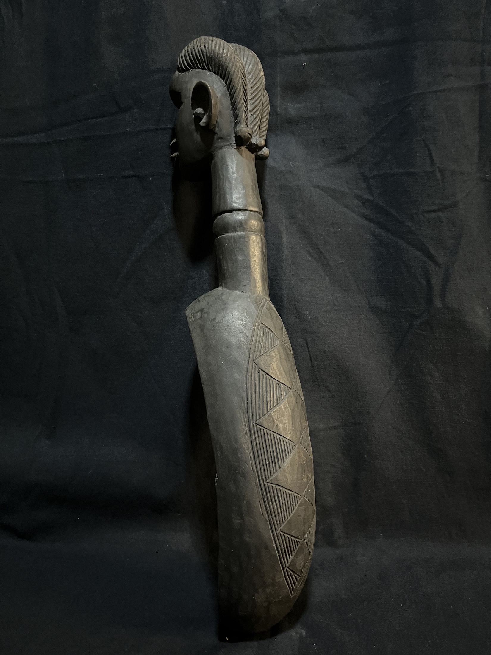 Photo 2 — Cuillère cérémonielle anthropomorphe — Dan, Côte d’Ivoire — Art tribal Africain