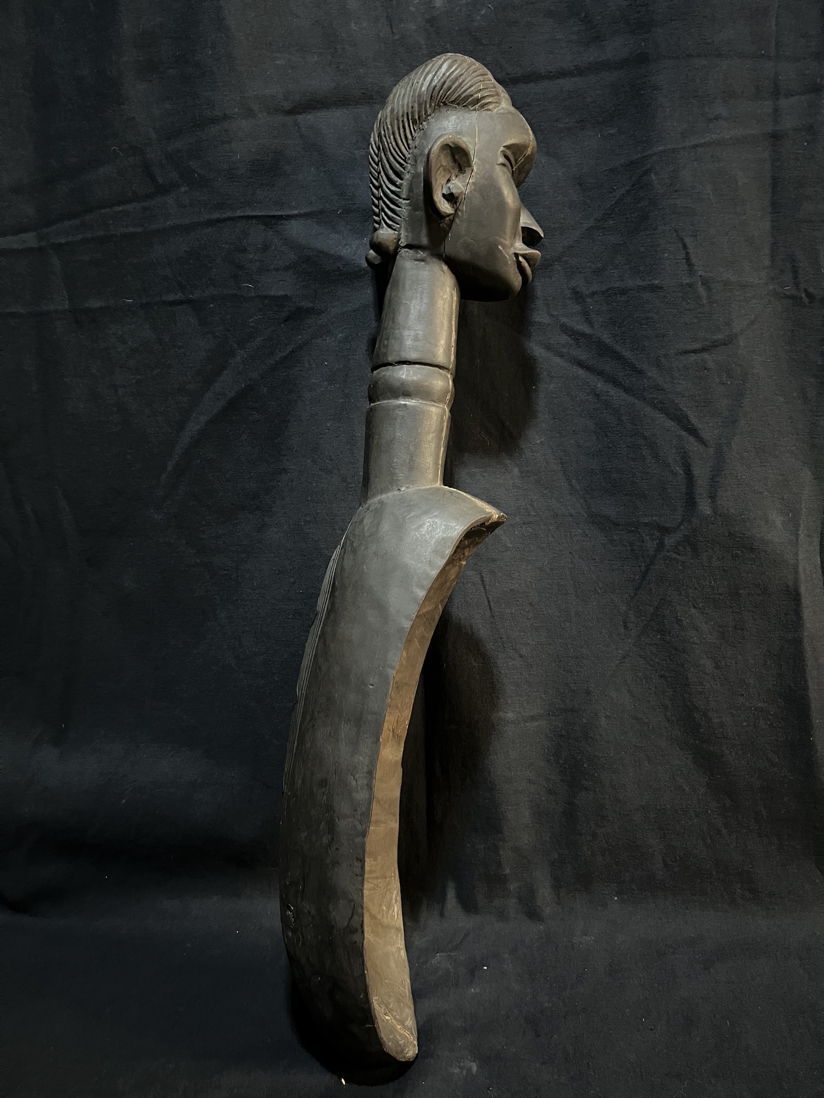 Photo 3 — Cuillère cérémonielle anthropomorphe — Dan, Côte d’Ivoire — Art tribal Africain