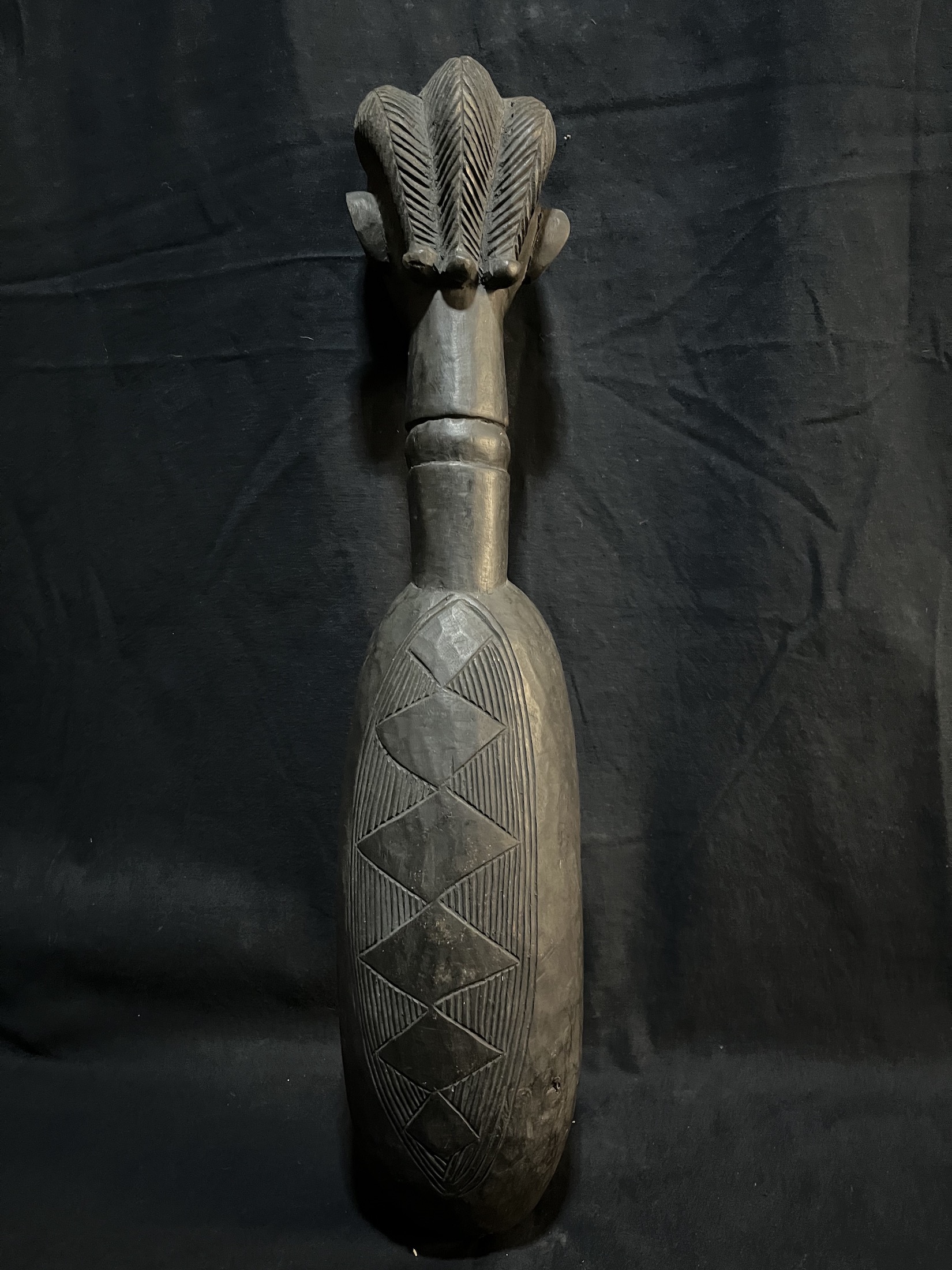 Photo 5 — Cuillère cérémonielle anthropomorphe — Dan, Côte d’Ivoire — Art tribal Africain