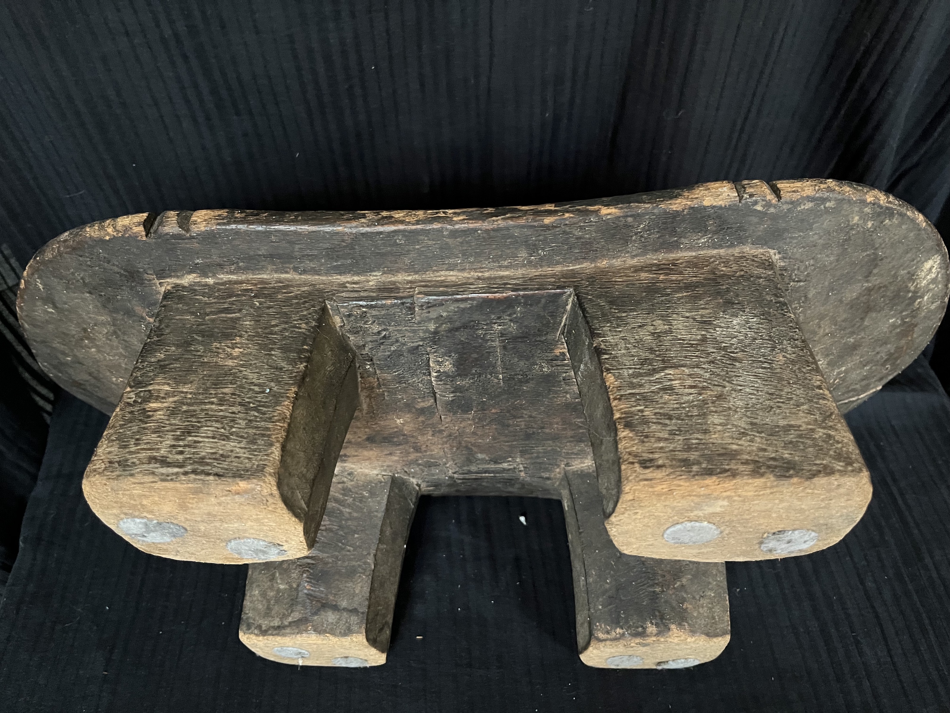Photo 3 — Tabouret traditionnel  — Peulh, Mali — Art tribal Africain