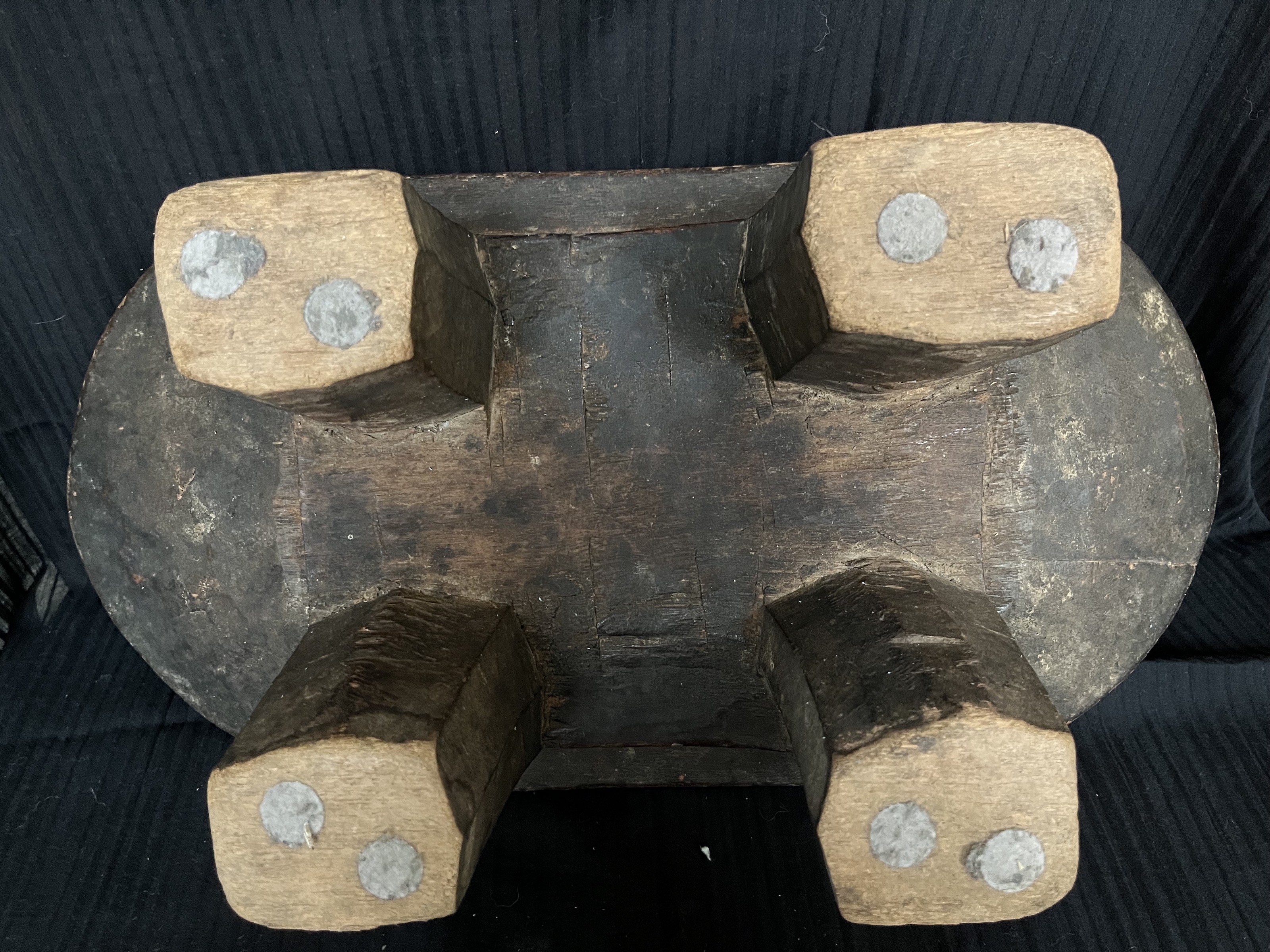 Photo 4 — Tabouret traditionnel  — Peulh, Mali — Art tribal Africain