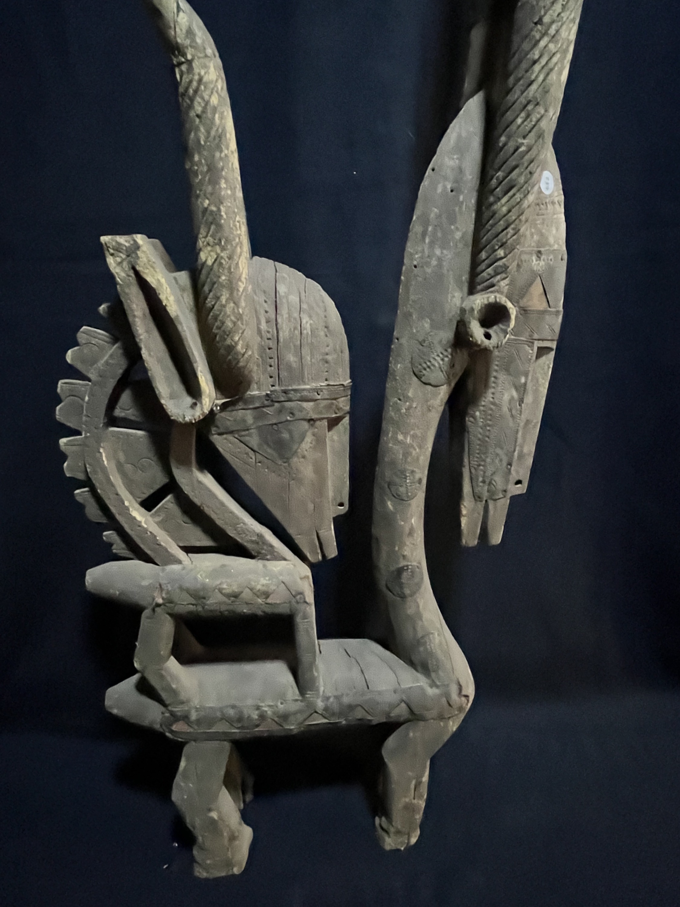 Masque zoomorphe Ciwara — Bambara/Bamana, Mali — Art tribal Africain