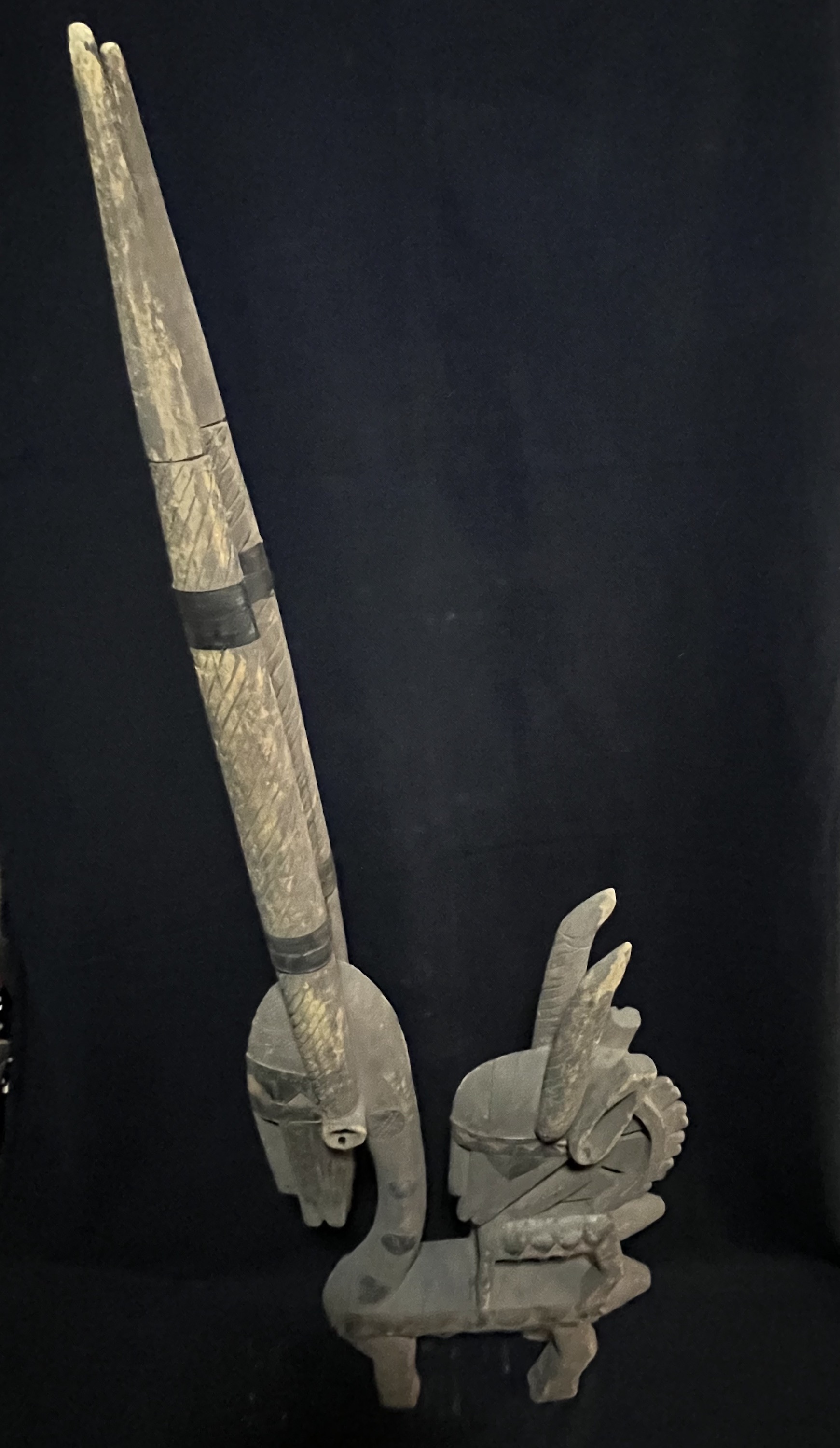 Photo 6 — Masque zoomorphe Ciwara — Bambara/Bamana, Mali — Art tribal Africain