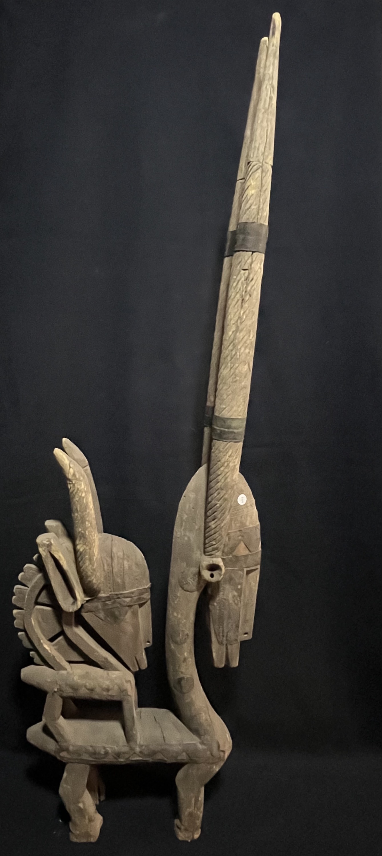 Photo 9 — Masque zoomorphe Ciwara — Bambara/Bamana, Mali — Art tribal Africain