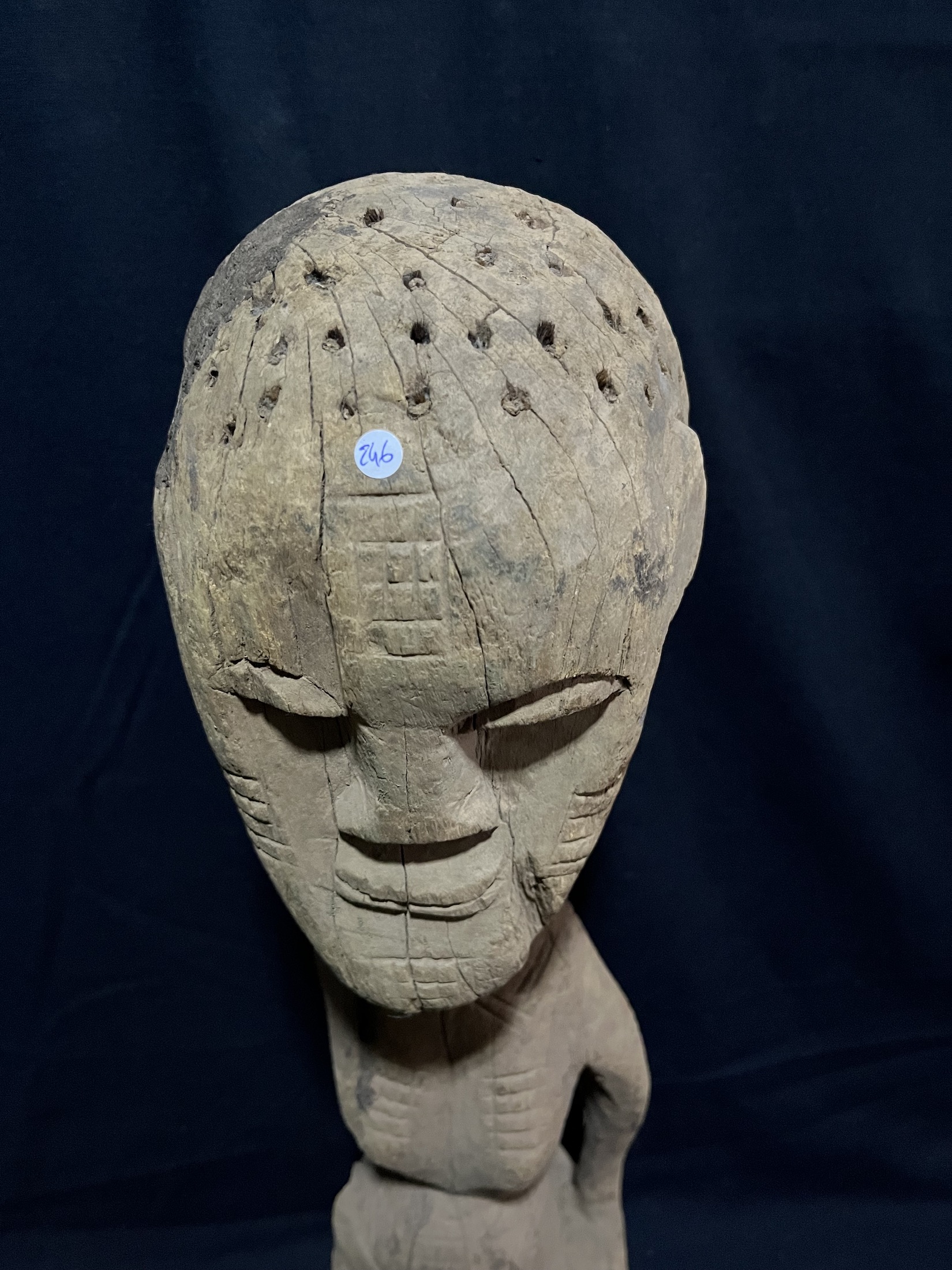 Photo 6 — Statue Bambara de fertilité — Bambara, Mali — Art tribal Africain