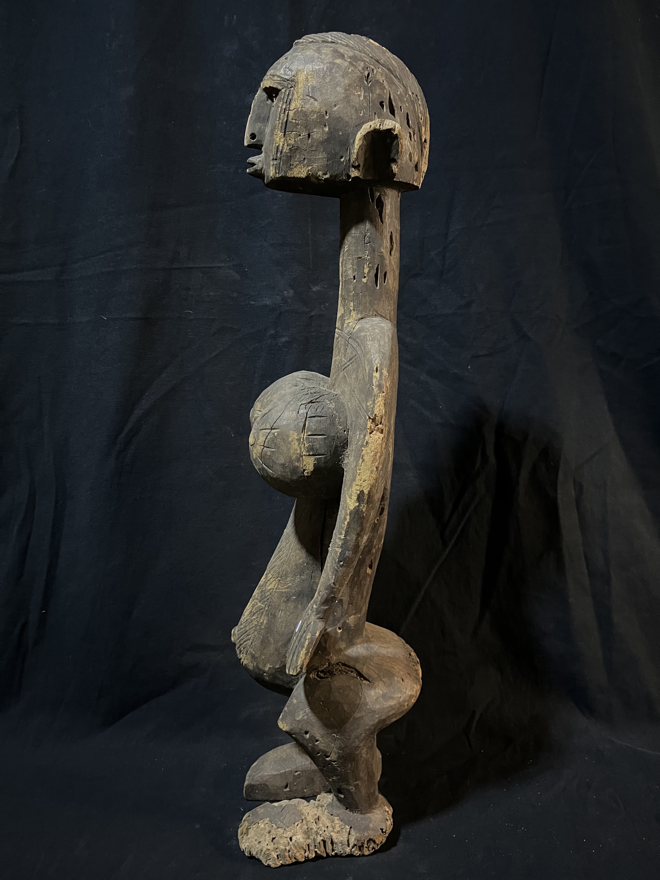 Photo 3 — Statue initiatique Nyeleni  — Bambara, Mali — Art tribal Africain
