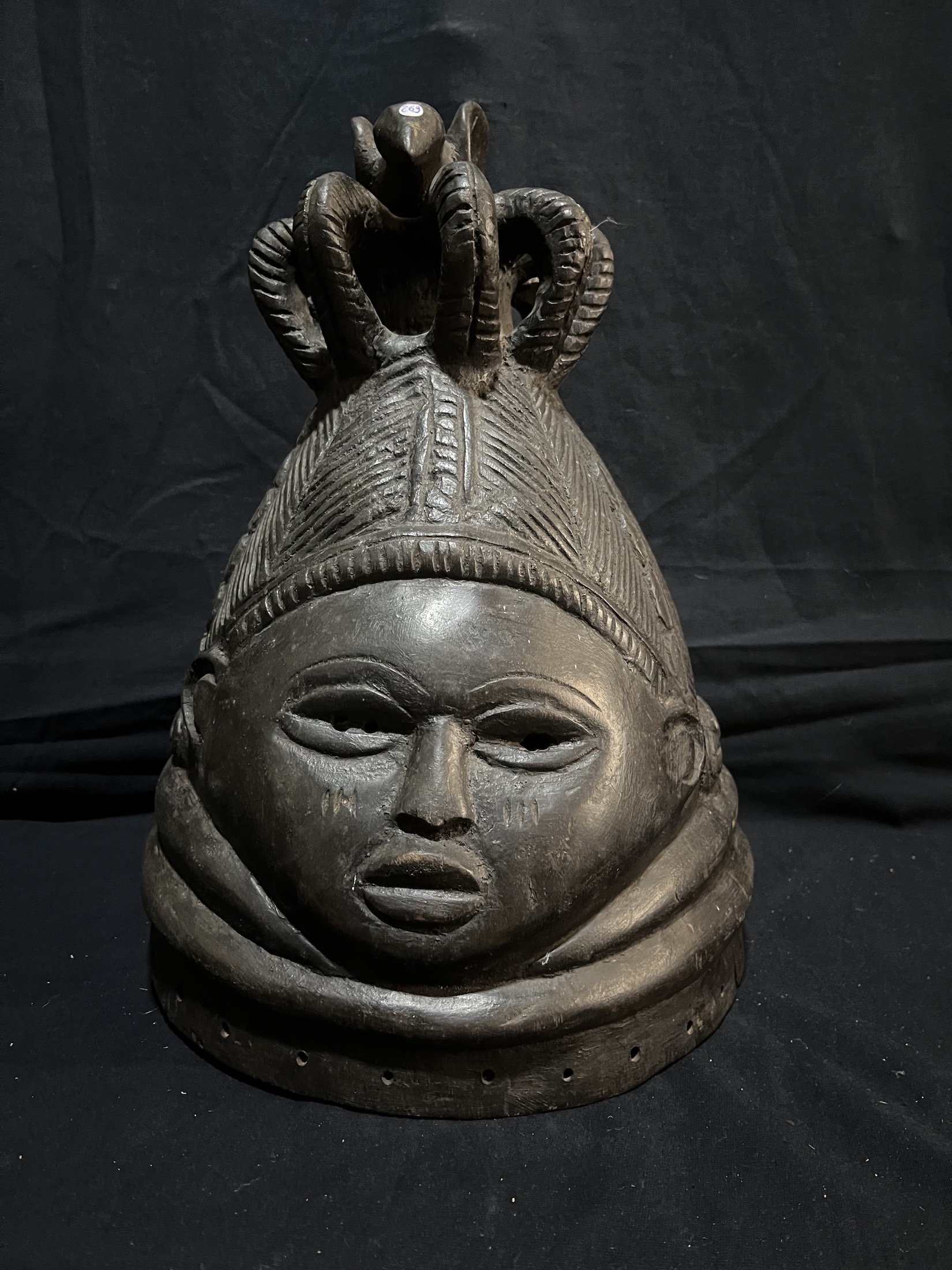 Masque Bundu — Mendé, Sierra Léone — Art tribal Africain