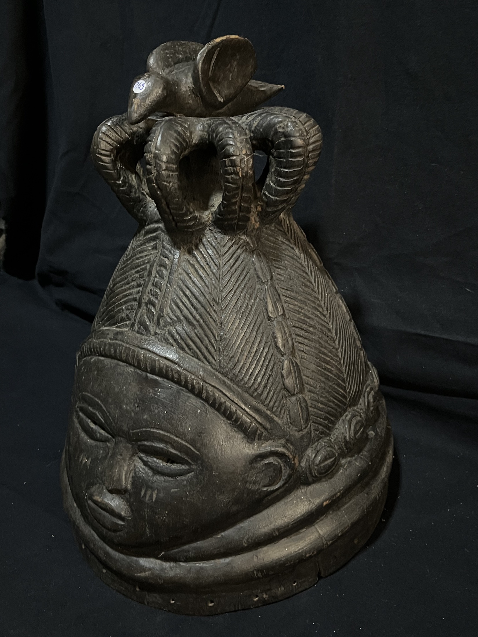Photo 5 — Masque Bundu — Mendé, Sierra Léone — Art tribal Africain