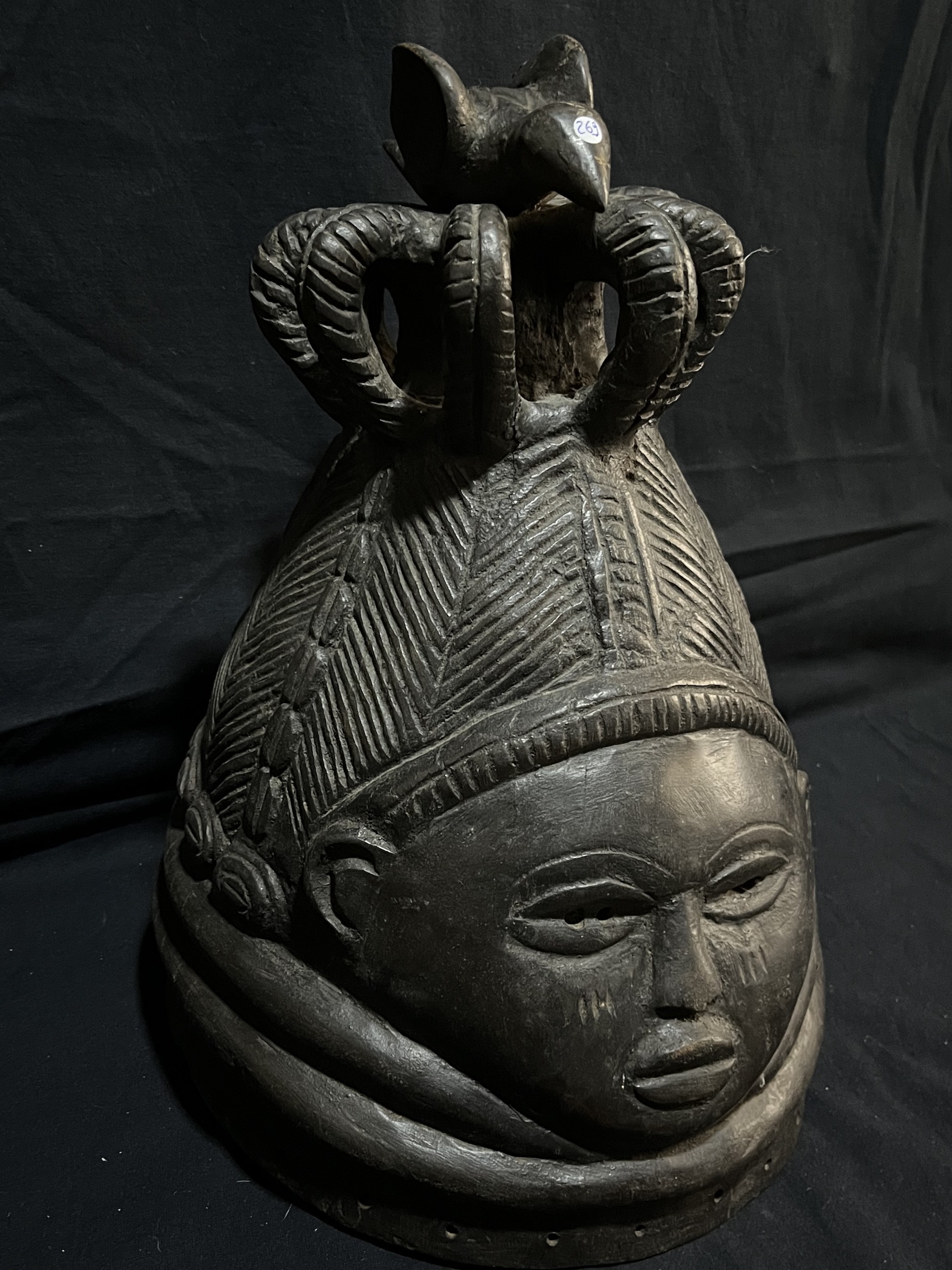 Photo 6 — Masque Bundu — Mendé, Sierra Léone — Art tribal Africain