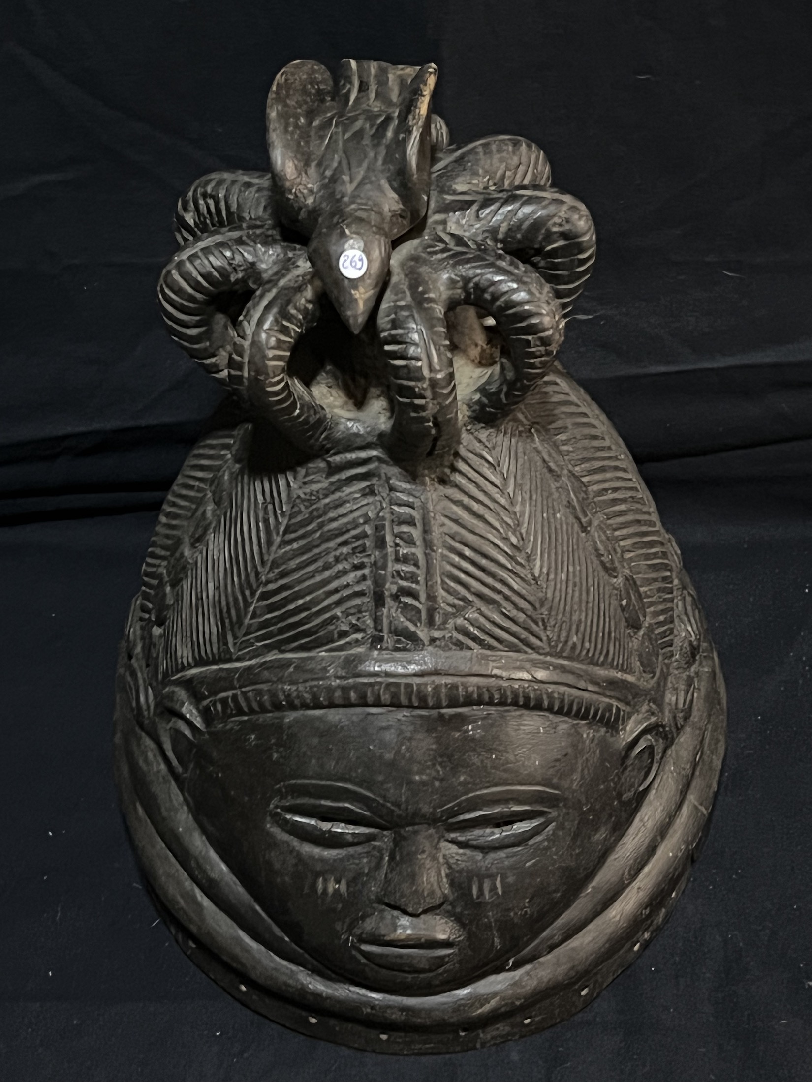 Photo 8 — Masque Bundu — Mendé, Sierra Léone — Art tribal Africain