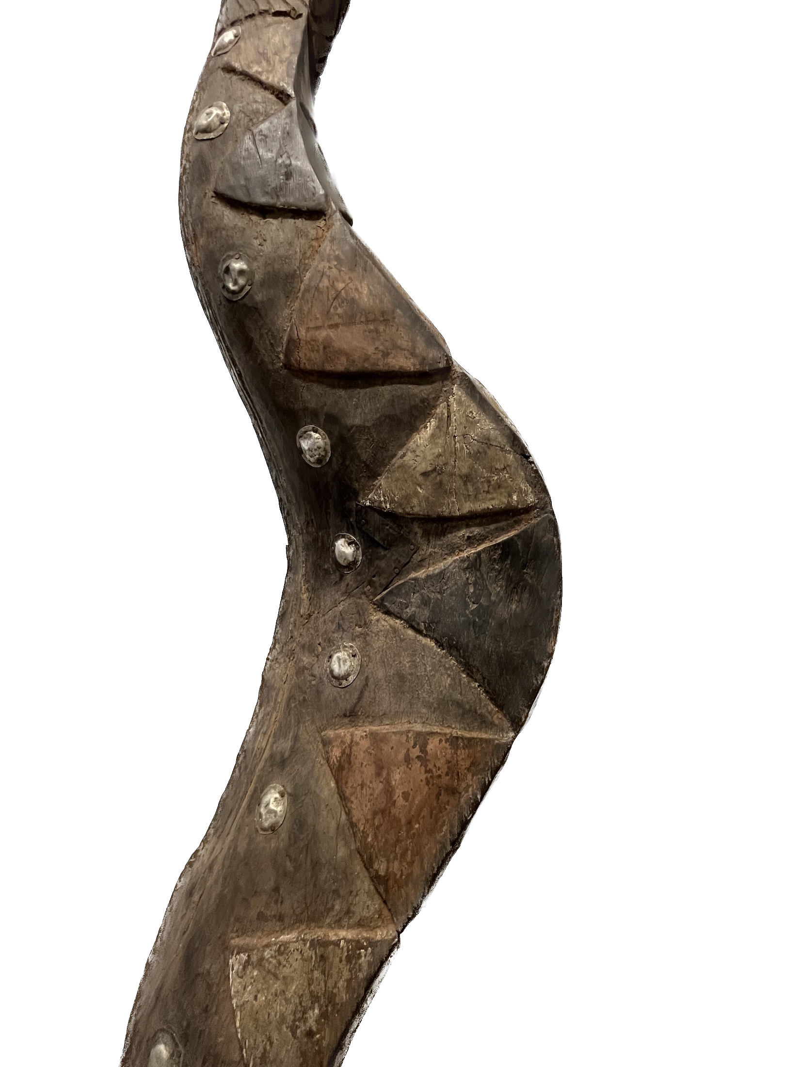 Photo 5 — Masque Serpent Bansonyi – Sculpture monumentale verticale  — Baga, Mali — Art tribal Africain