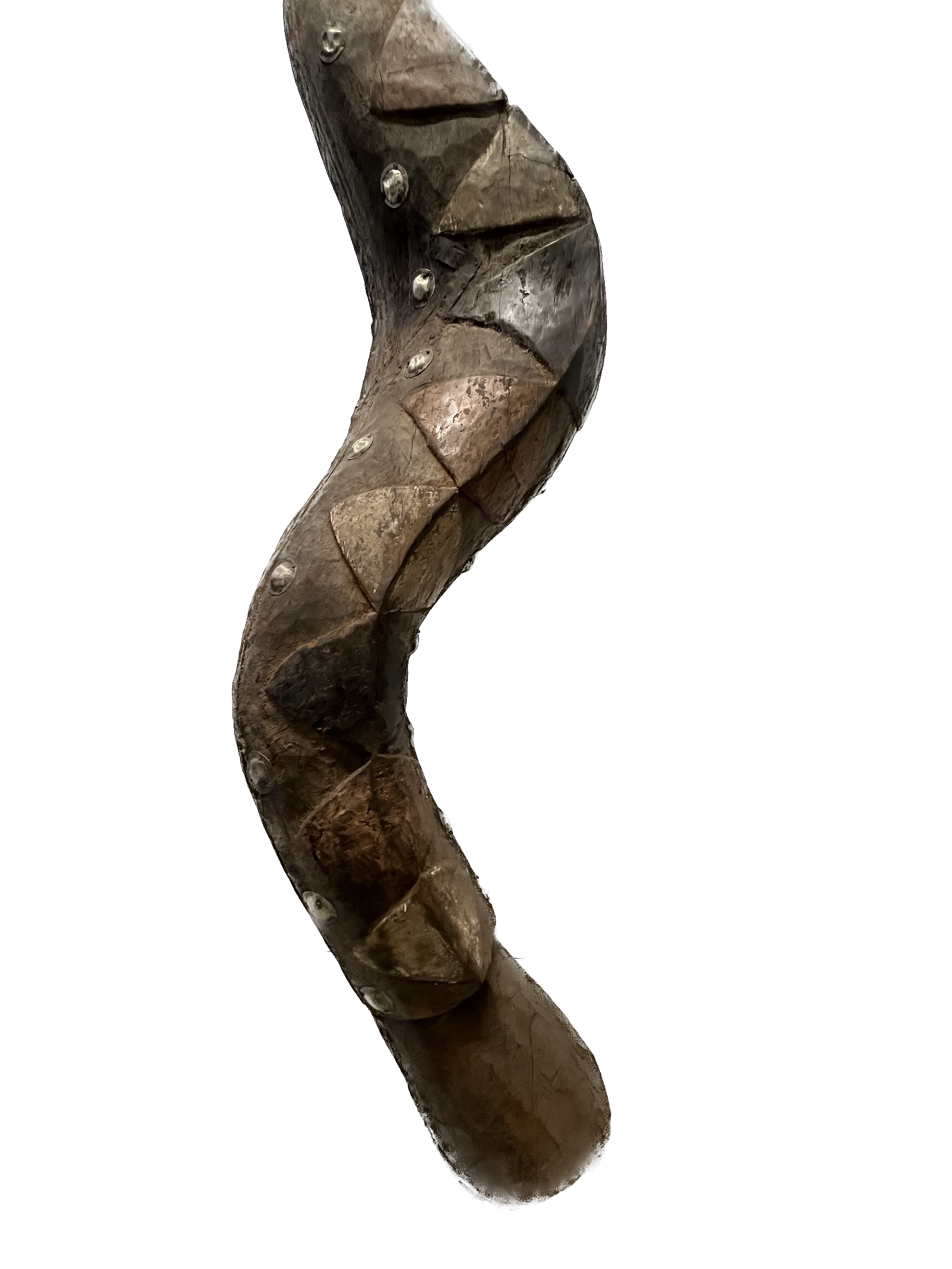 Photo 6 — Masque Serpent Bansonyi – Sculpture monumentale verticale  — Baga, Mali — Art tribal Africain