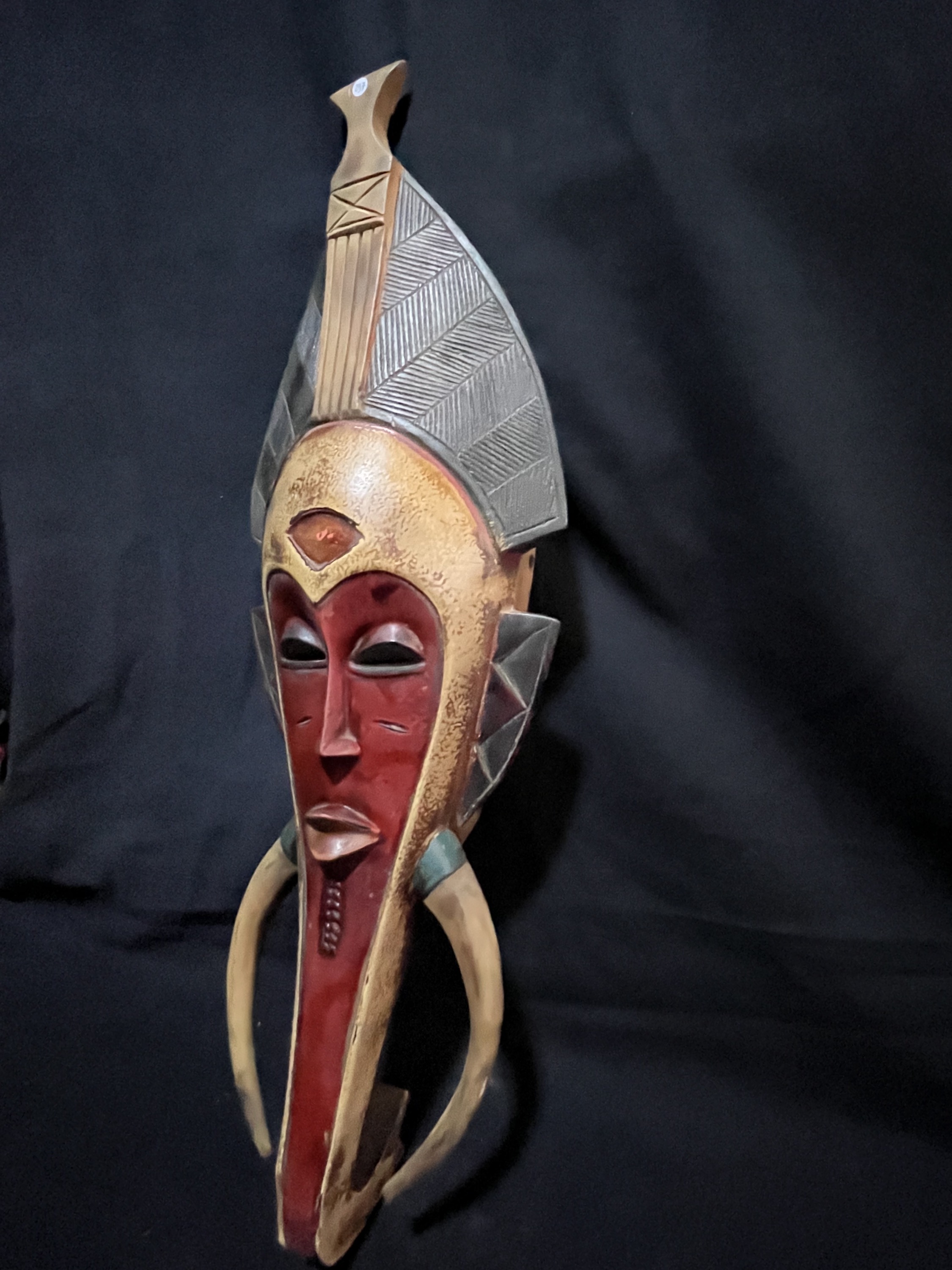 Photo 4 — Masque Yahouré — Yahouré, Côte d’Ivoire — Art tribal Africain