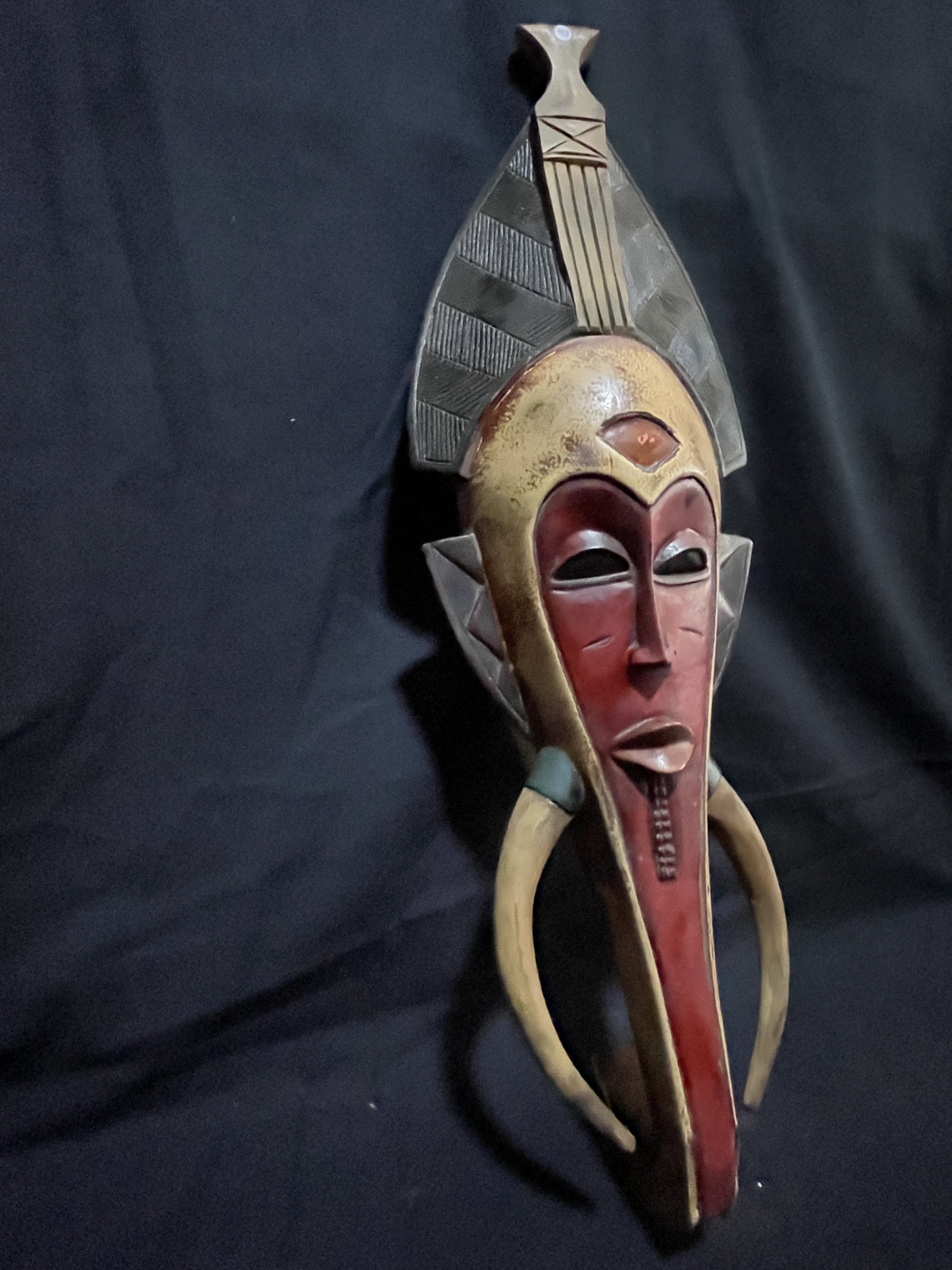 Photo 5 — Masque Yahouré — Yahouré, Côte d’Ivoire — Art tribal Africain