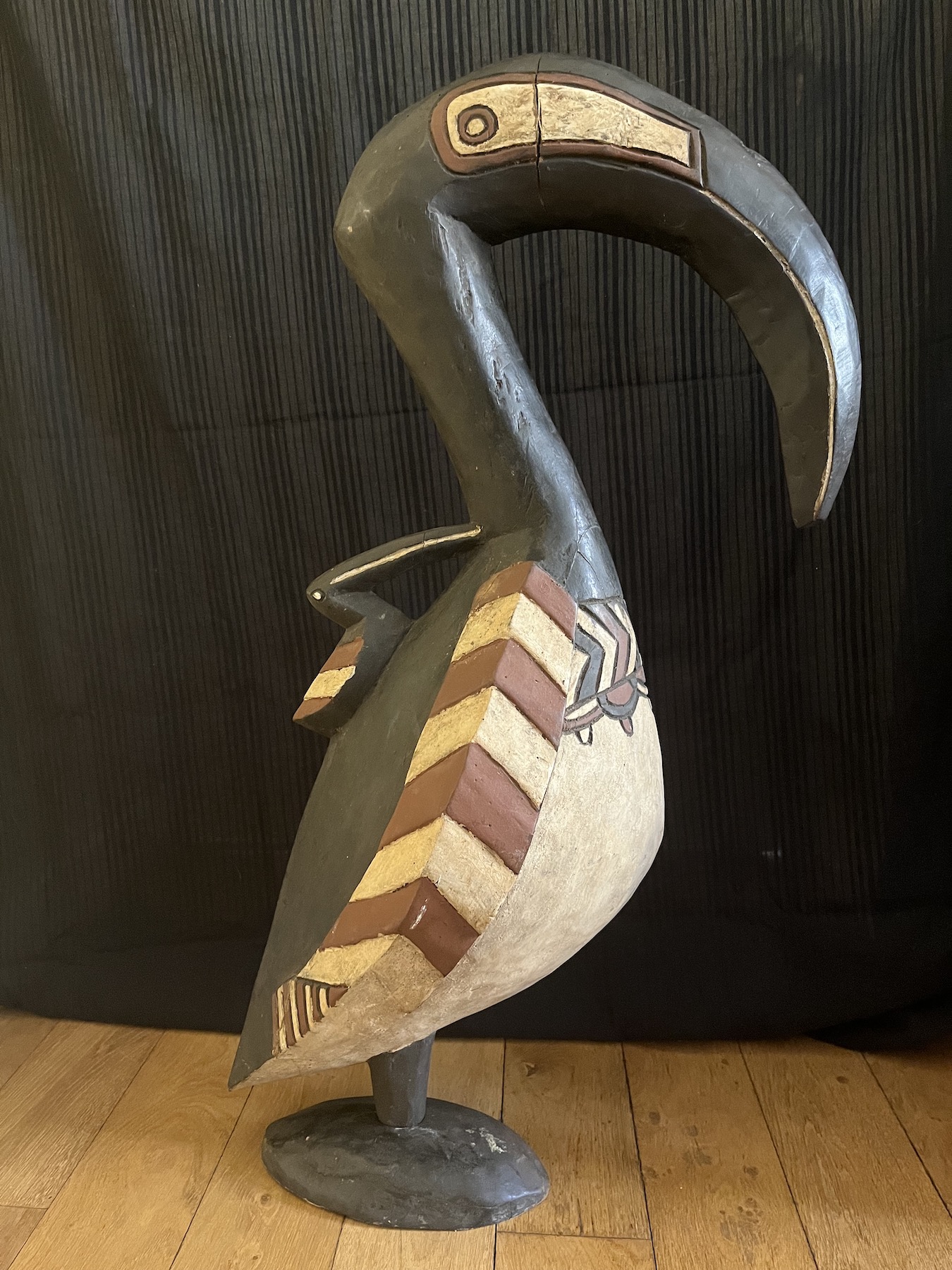 Statue oiseau Kalao — Baga, Guinée — Art tribal Africain