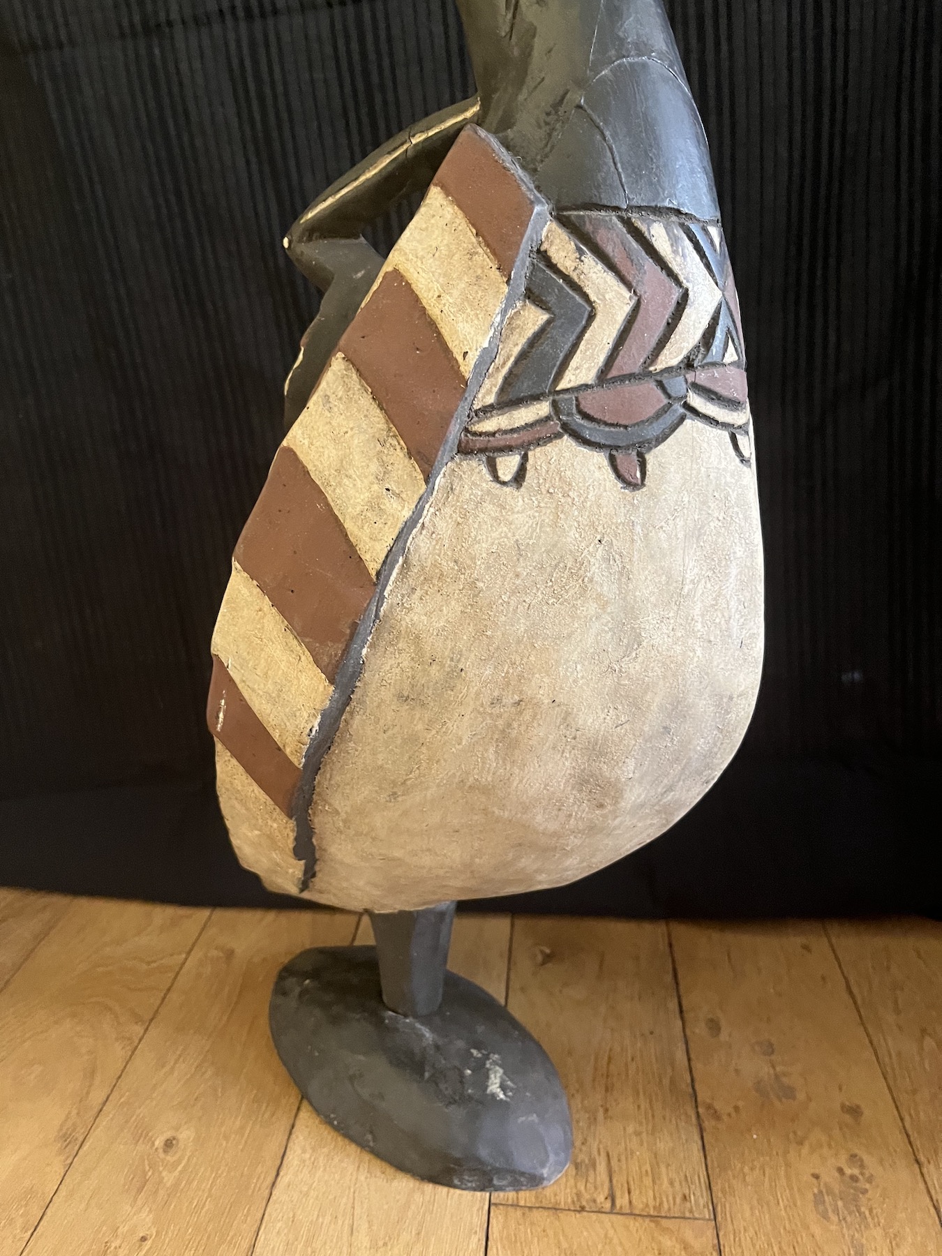 Photo 4 — Statue oiseau Kalao — Baga, Guinée — Art tribal Africain