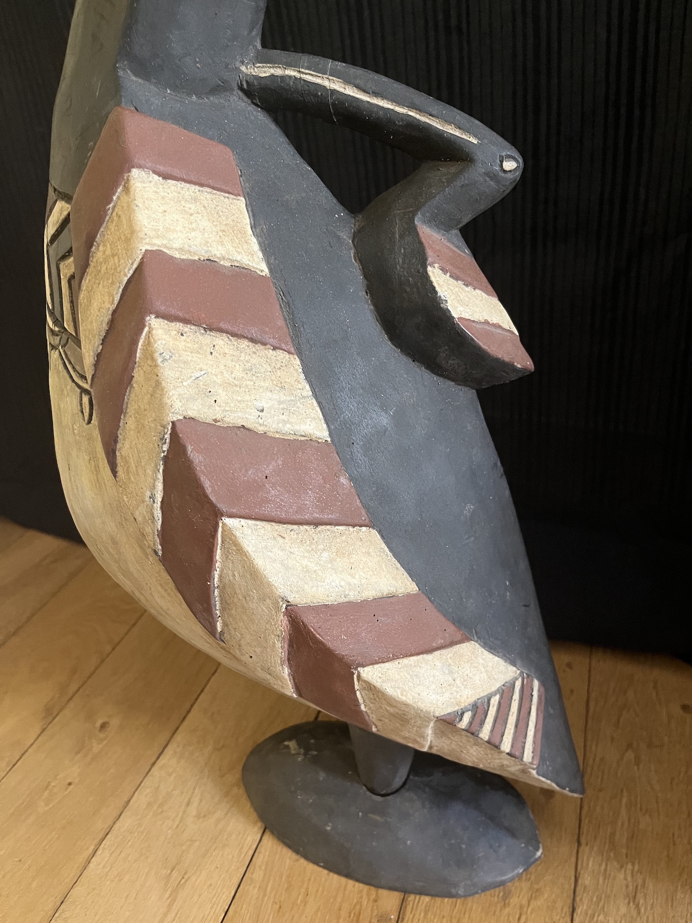 Photo 5 — Statue oiseau Kalao — Baga, Guinée — Art tribal Africain