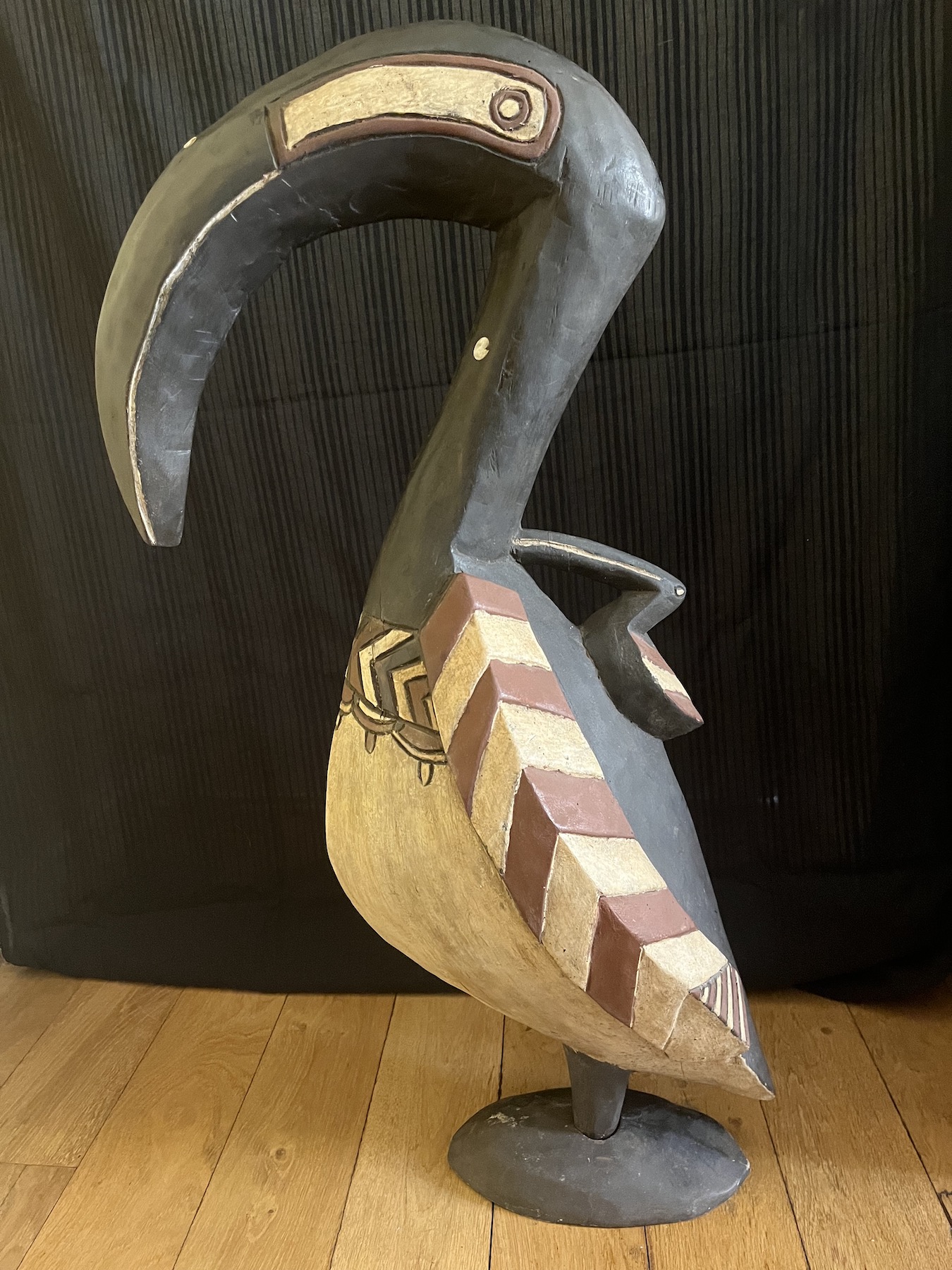 Photo 6 — Statue oiseau Kalao — Baga, Guinée — Art tribal Africain