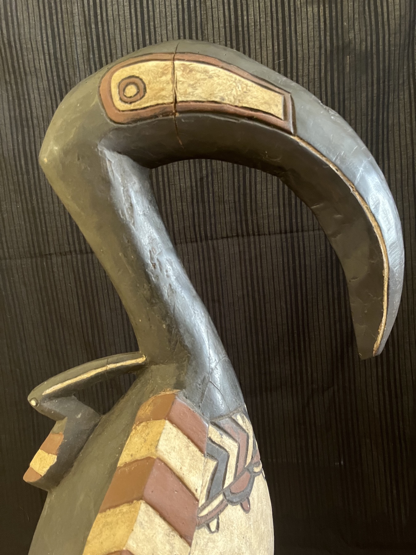 Photo 8 — Statue oiseau Kalao — Baga, Guinée — Art tribal Africain