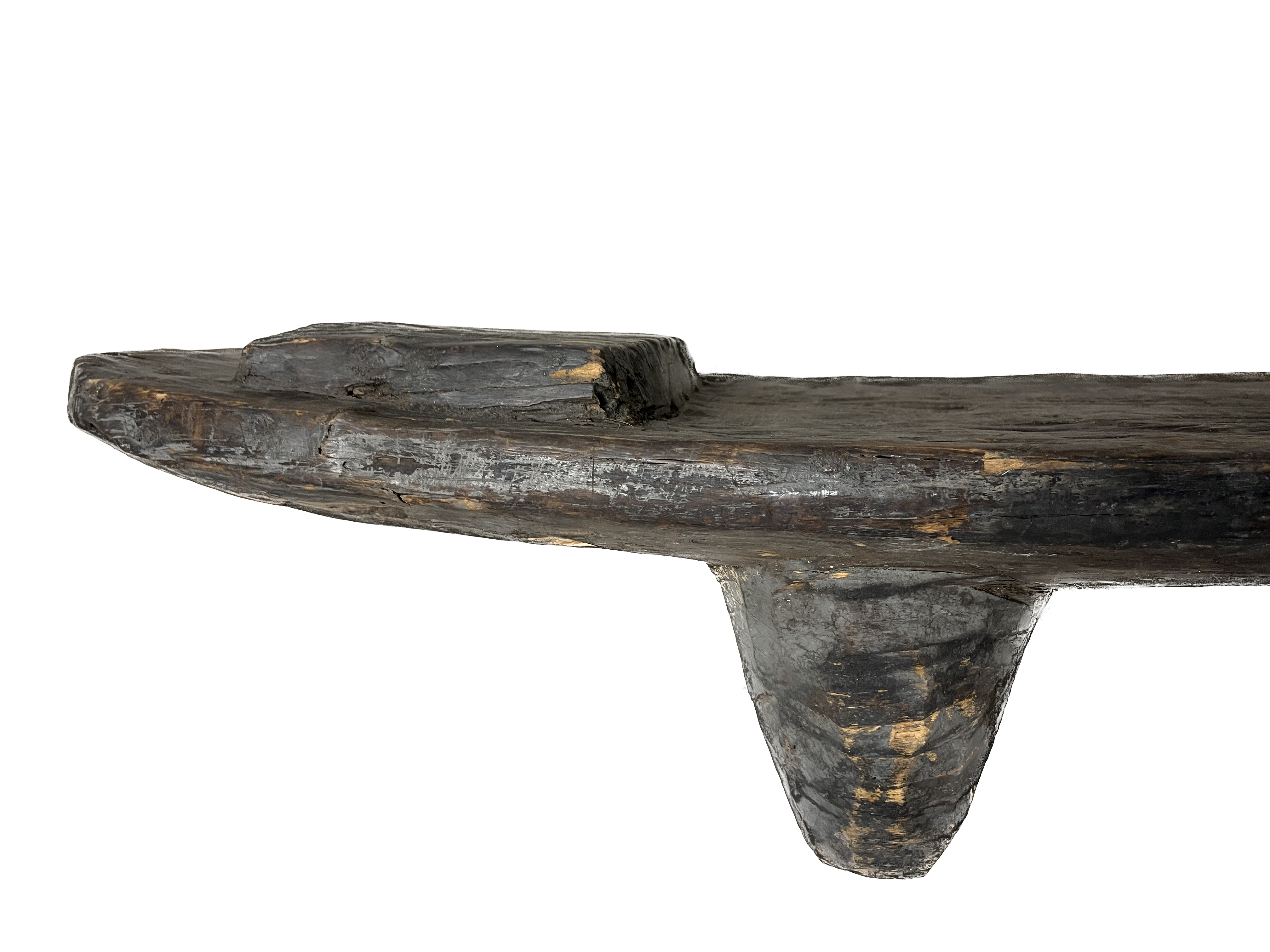 Photo 2 — Long tabouret-lit traditionnel Peulh — Peulh, Mali — Art tribal Africain