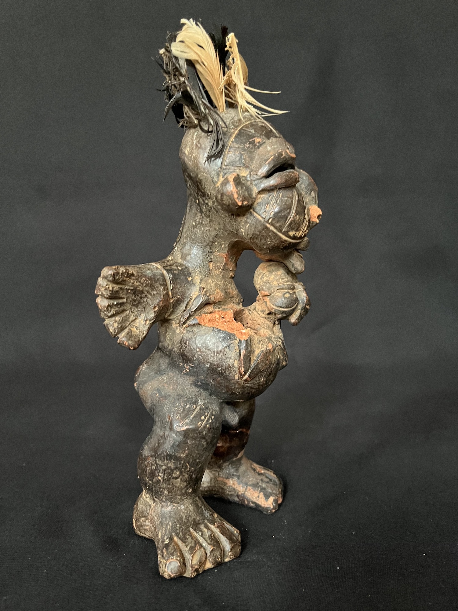 Photo 3 — Fétiche Tikar anthropomorphe — Tikar, Cameroun — Art tribal Africain