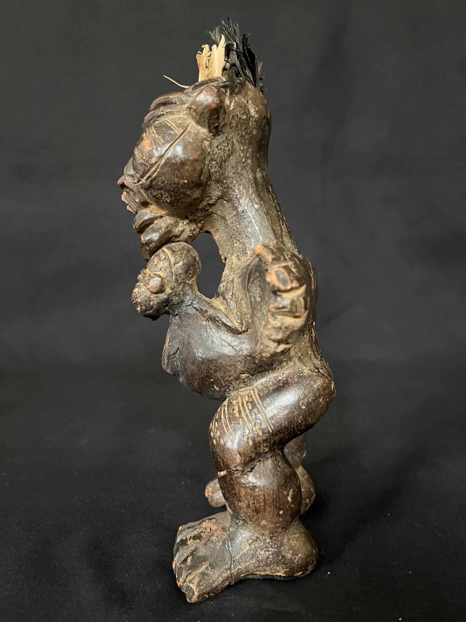 Photo 5 — Fétiche Tikar anthropomorphe — Tikar, Cameroun — Art tribal Africain