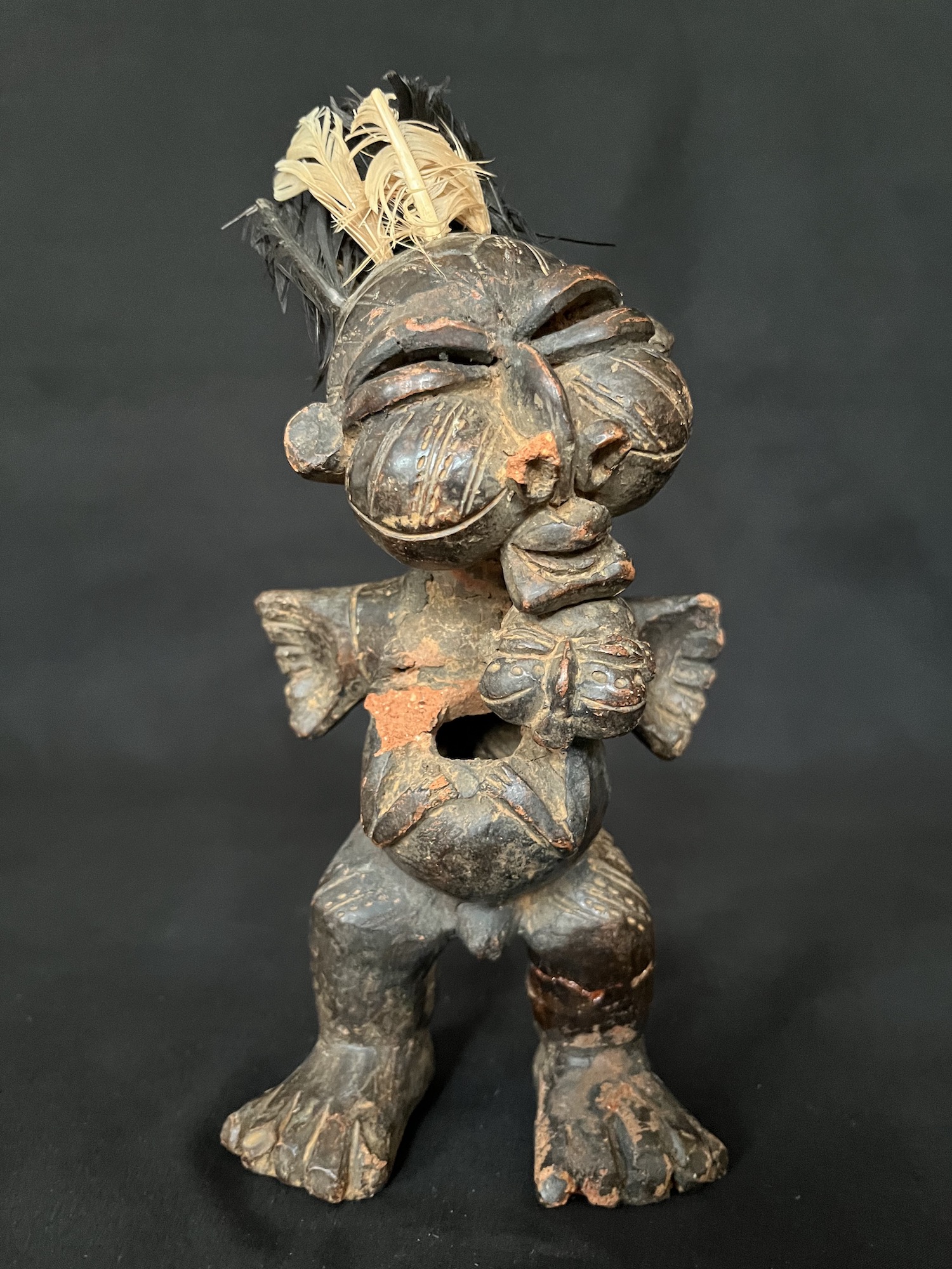 Photo 11 — Fétiche Tikar anthropomorphe — Tikar, Cameroun — Art tribal Africain